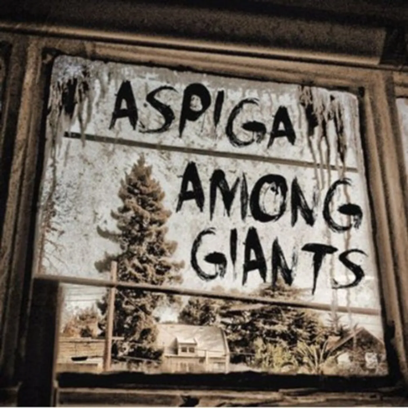 Aspiga AMONG GIANTS (SPLIT) Vinyl Record