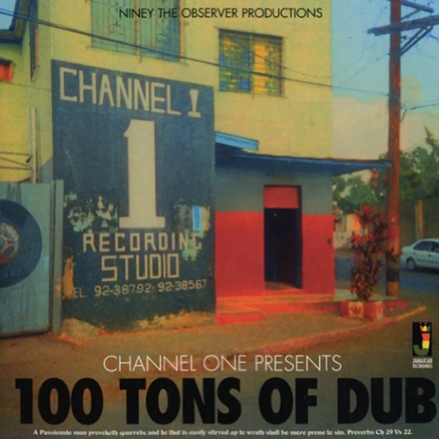 Niney The Observer Channel One Presents: 100 Tons Of Dub Vinyl Record