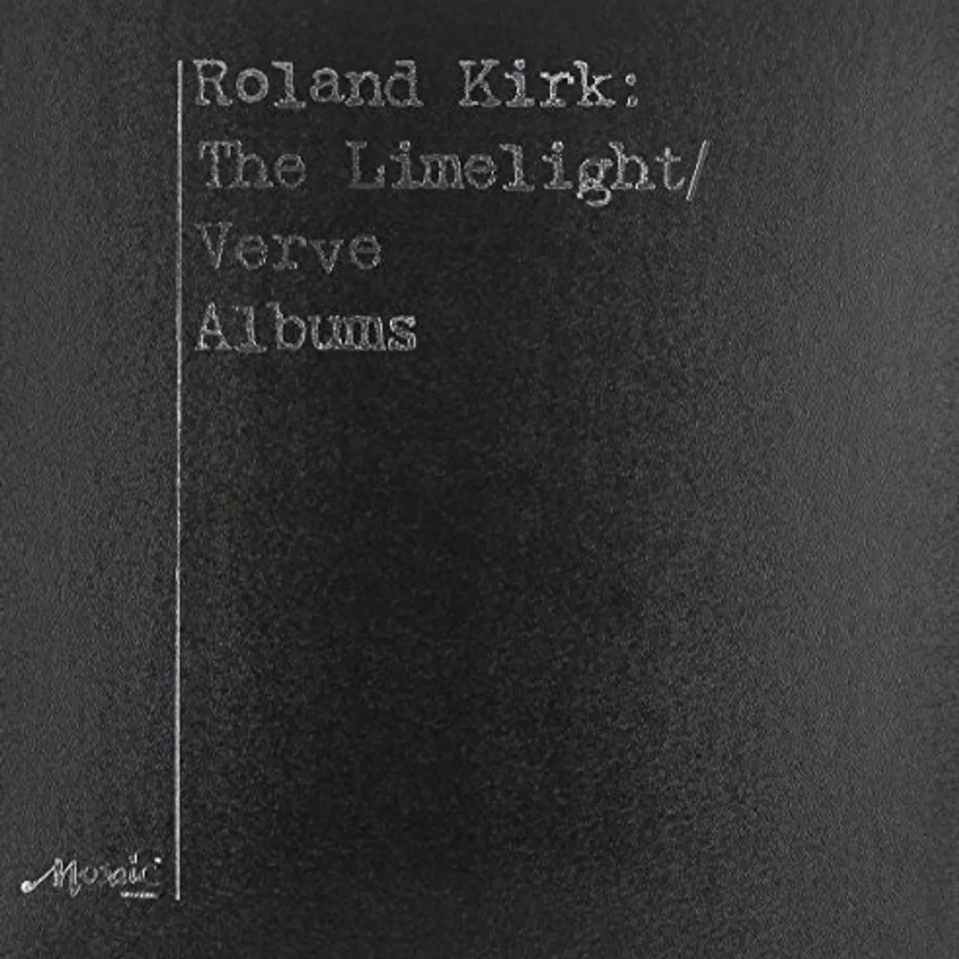 Roland Kirk LIMELIGHT / VERVE ALBUMS Vinyl Record