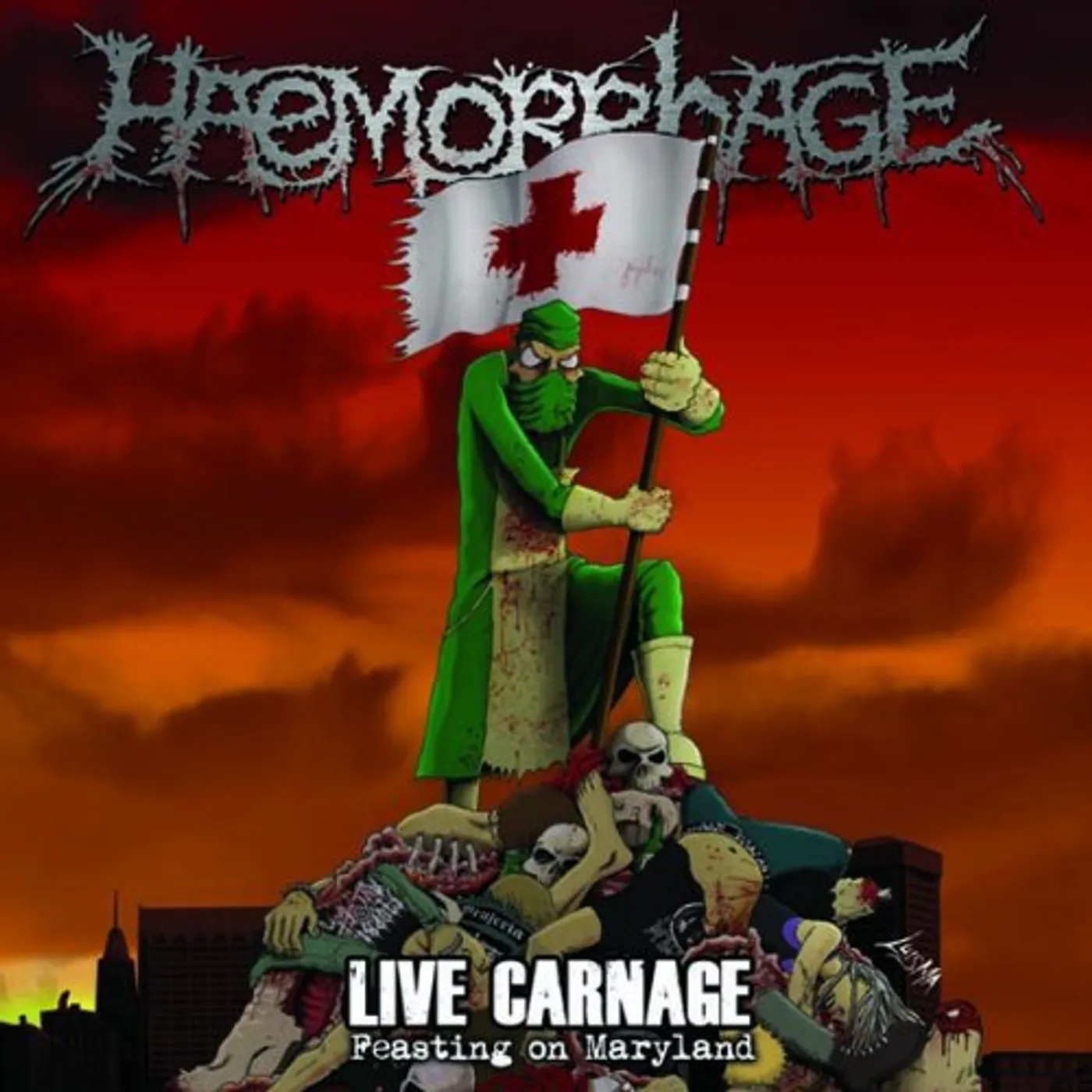 Haemorrhage LIVE CARNAGE FEASTING ON MARYLAND Vinyl Record