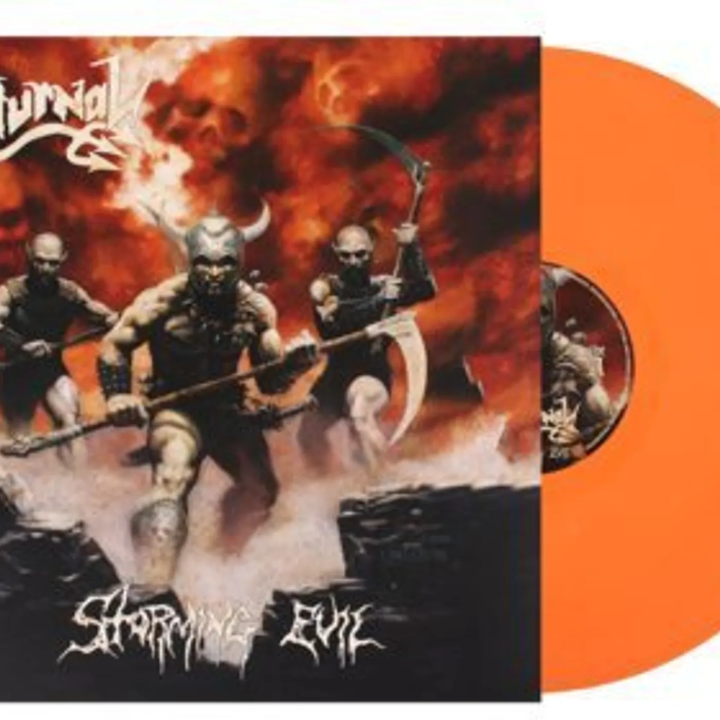 Nocturnal Storming Evil Vinyl Record
