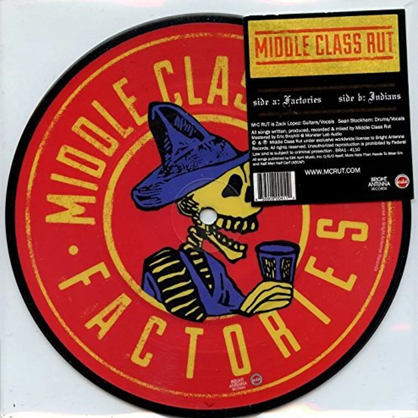 Middle Class Rut FACTORIES & INDIANS Vinyl Record