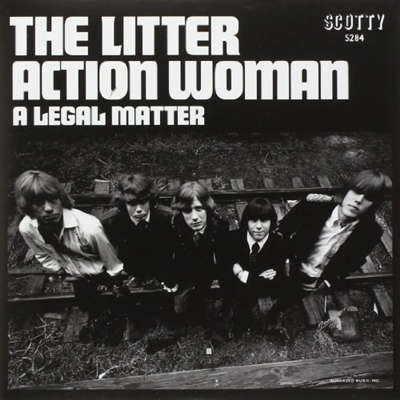 The Litter ACTION WOMAN / A LEGAL MATTER Vinyl Record