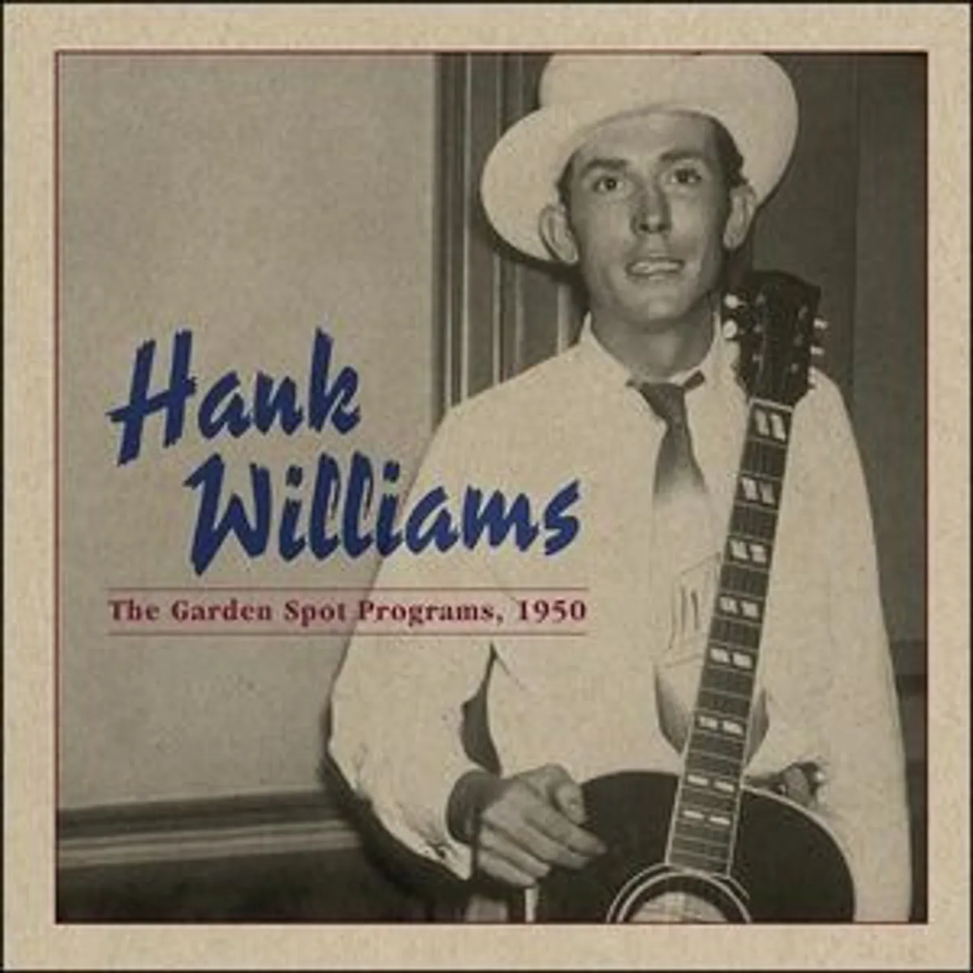 Hank Williams GARDEN SPOT PROGRAMS 1950 Vinyl Record