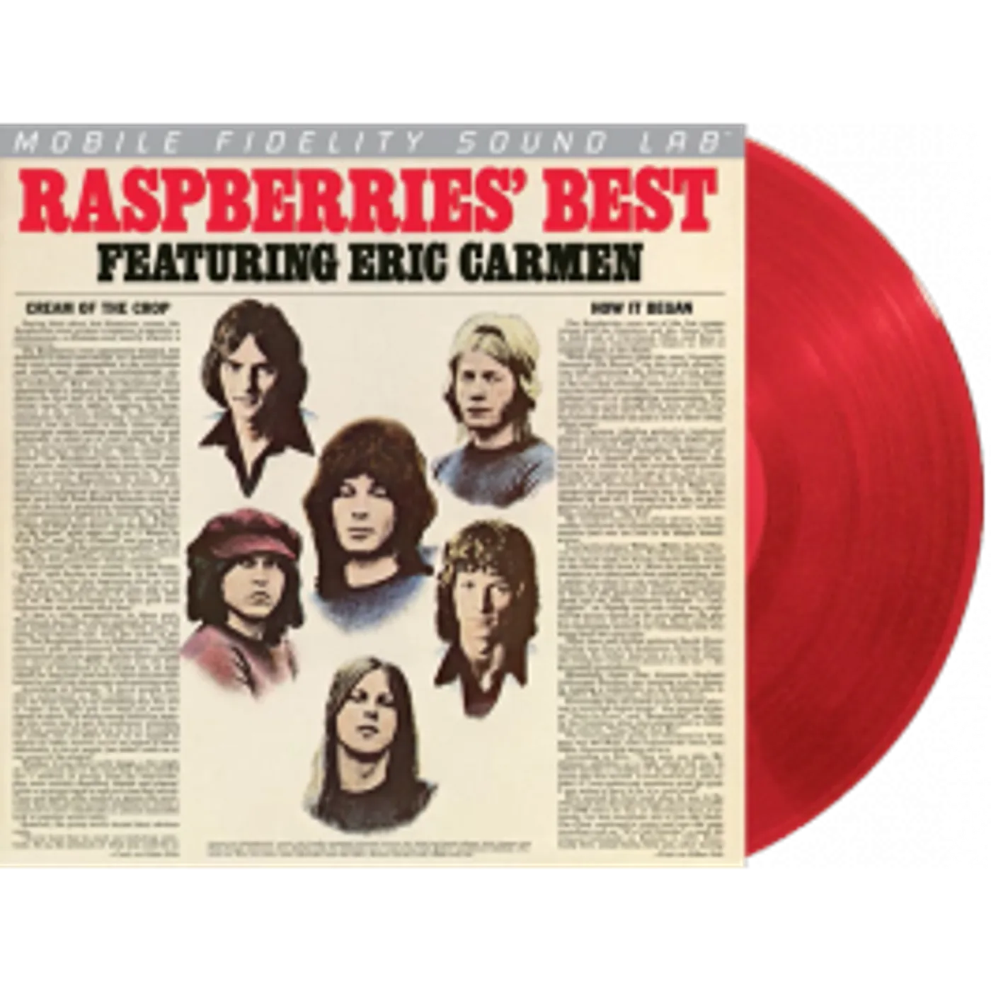 RASPBERRIES BEST FEATURING ERIC CARMEN Vinyl Record