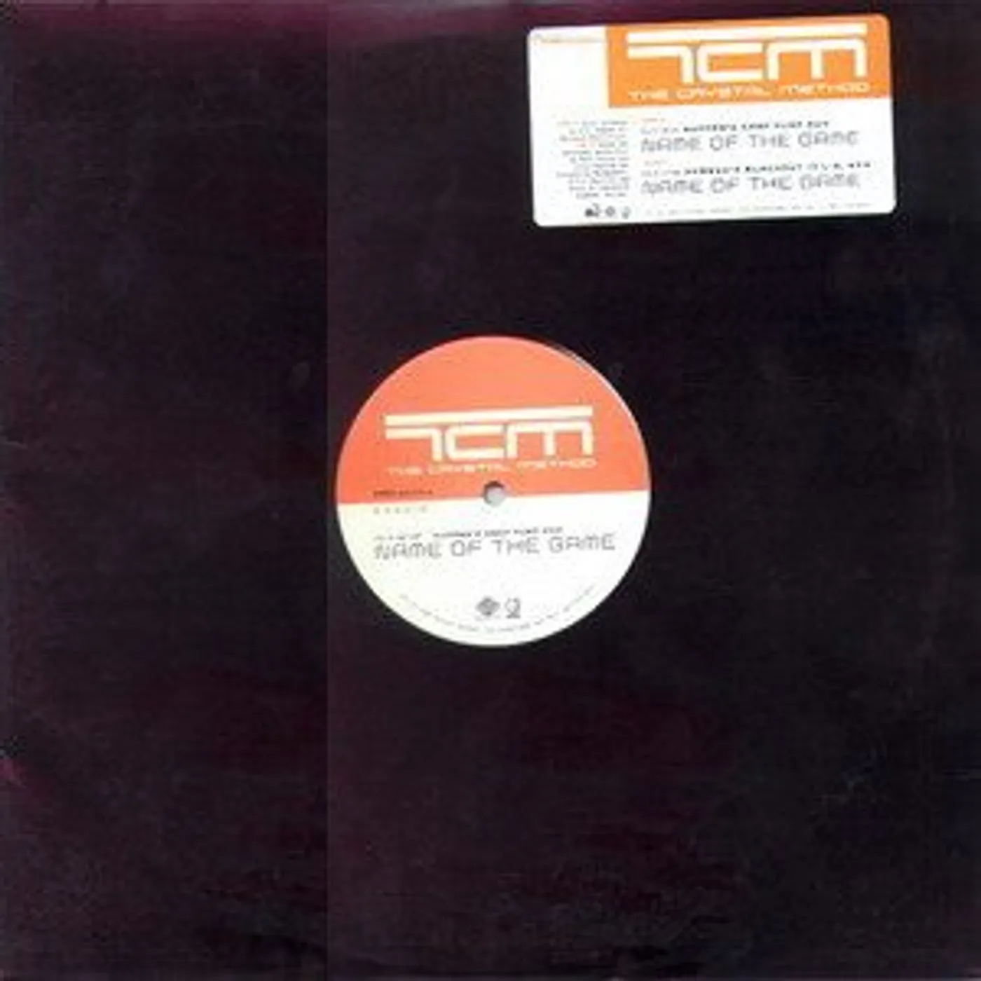 The Crystal Method Name Of The Game Vinyl Record