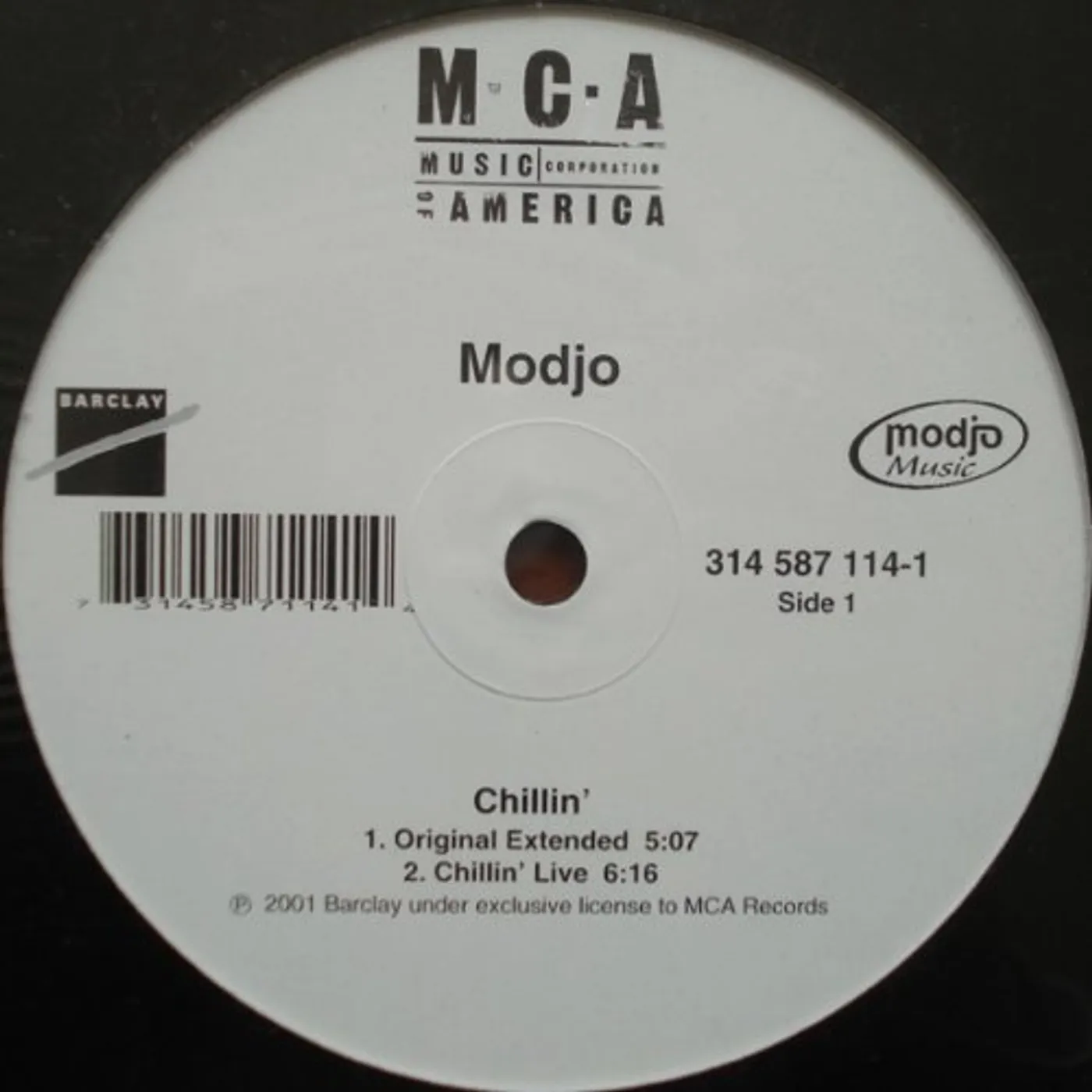 Modjo Chillin' Vinyl Record