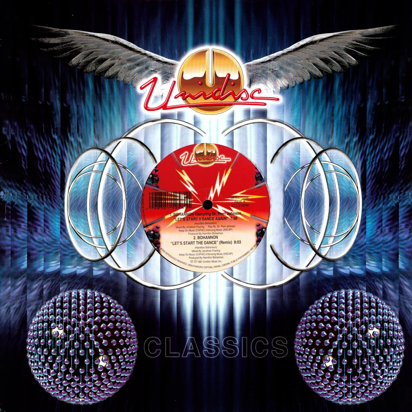 Bohannon LETS START II DANCE /LETS START THE DANCE Vinyl Record