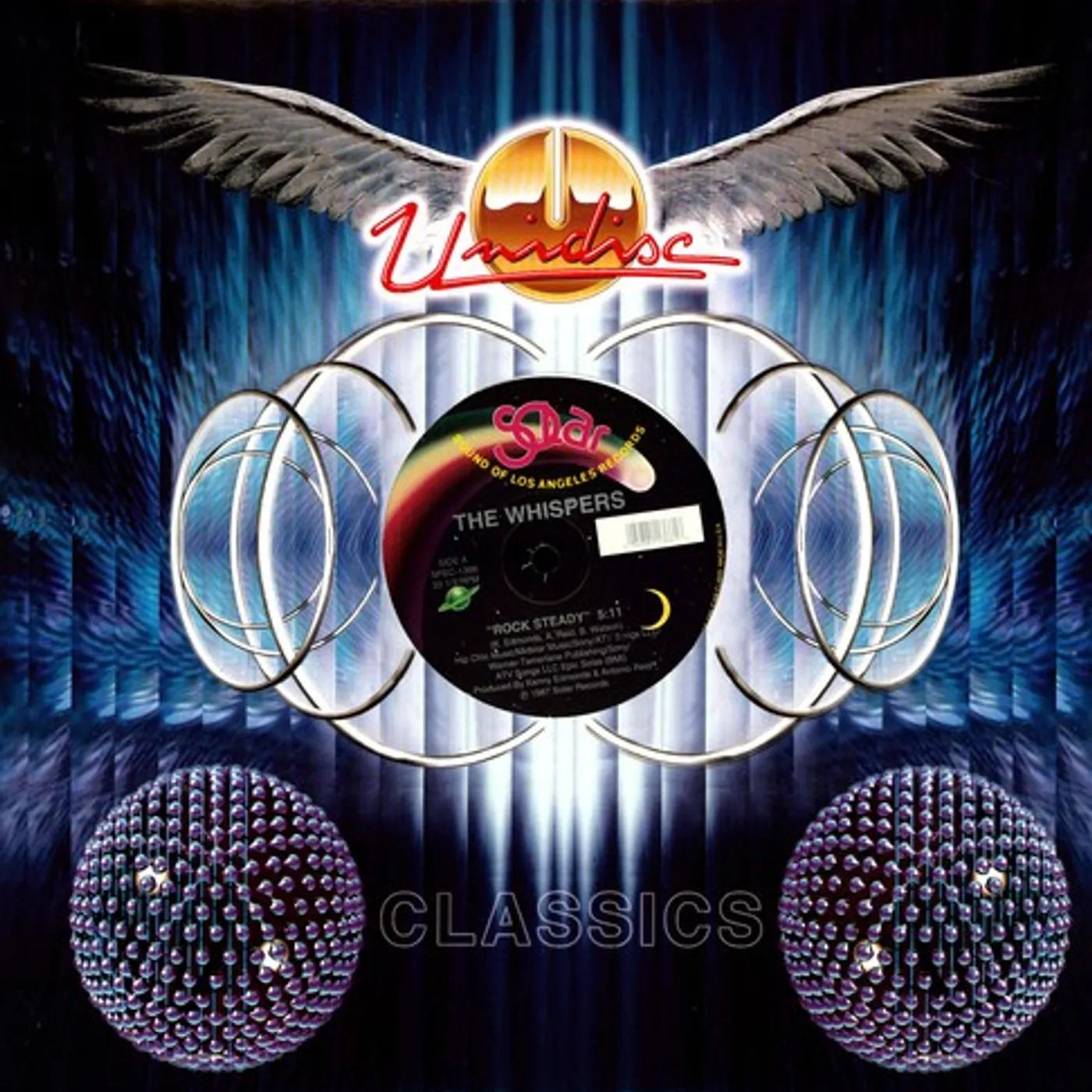 Whispers ROCK STEADY/ITS A LOVE THING Vinyl Record