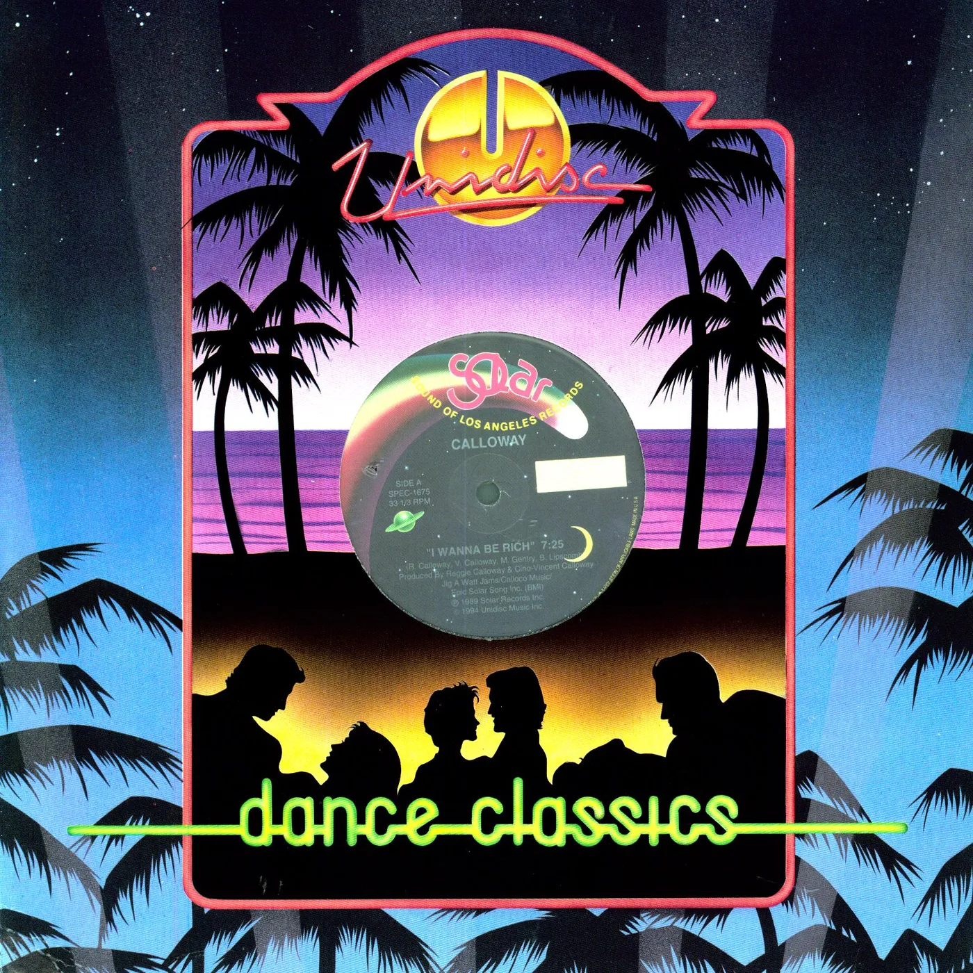 Calloway I WANNA BE RICH/SIR LANCELOT Vinyl Record - Canada Release