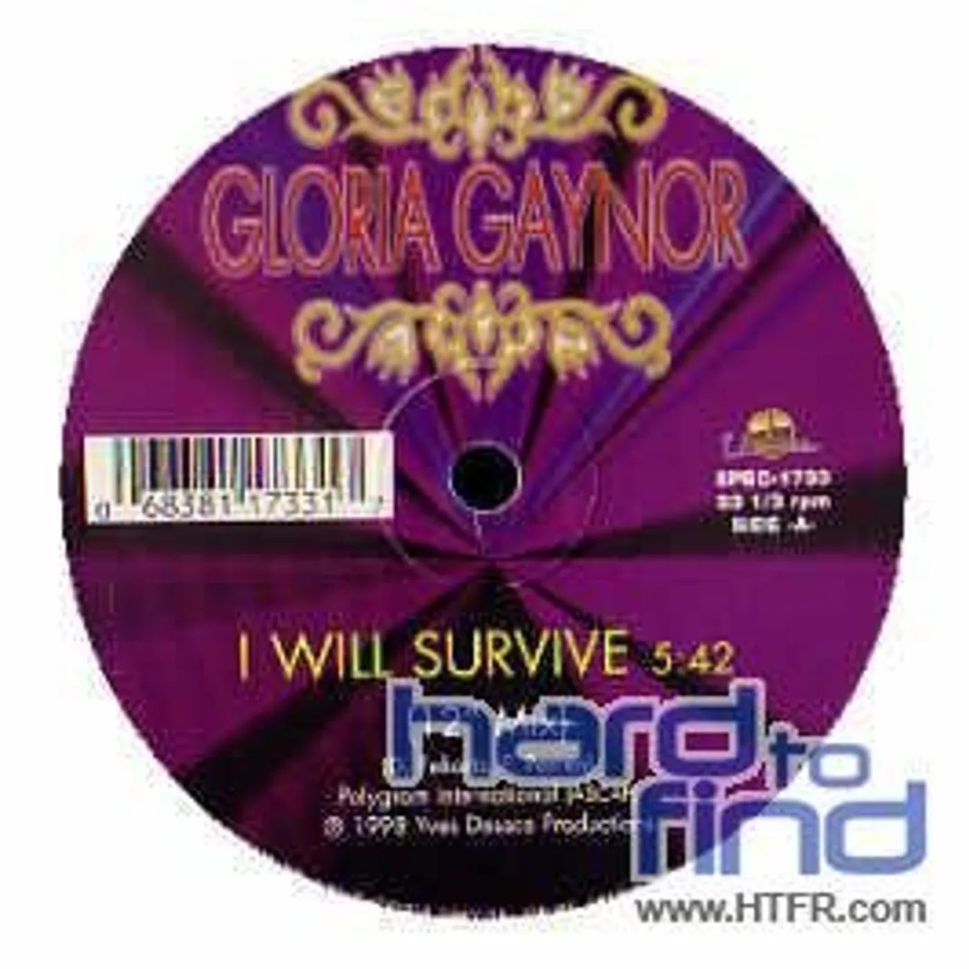 Gloria Gaynor I WILL SURVIVE (CAN) (Vinyl)