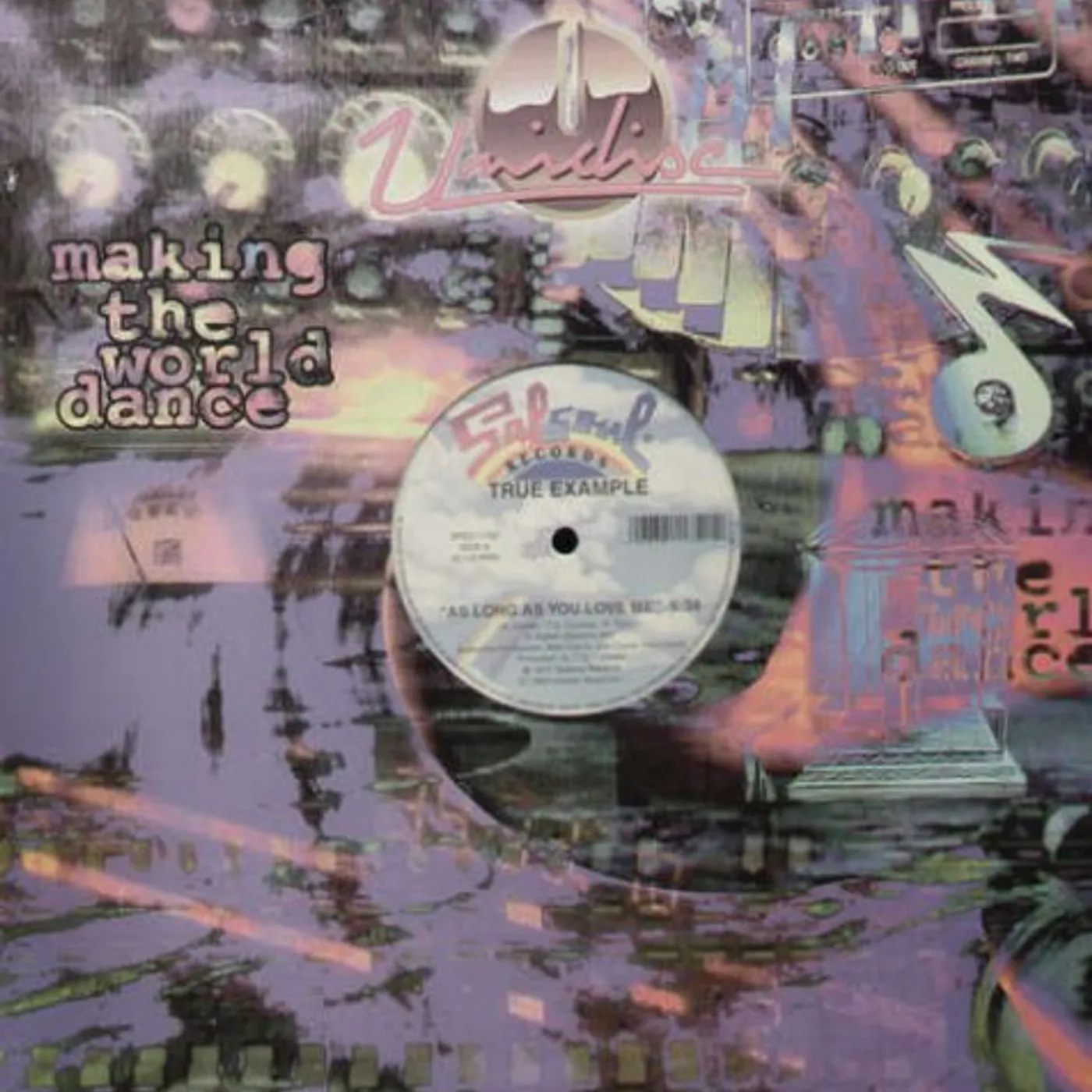 True Example AS LONG AS YOU LOVE ME/LOVE IS FINALLY COMING Vinyl Record