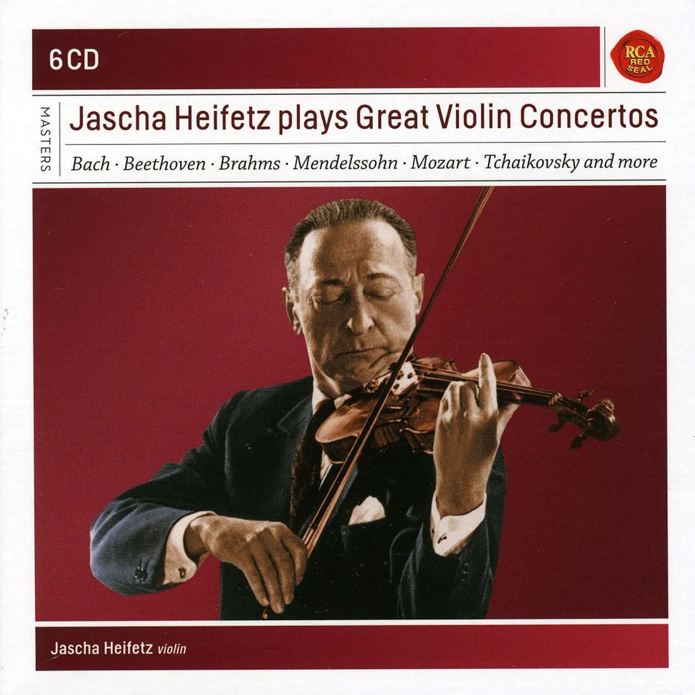 JASCHA HEIFETZ PLAYS GREAT VIOLIN CONCERTOS CD