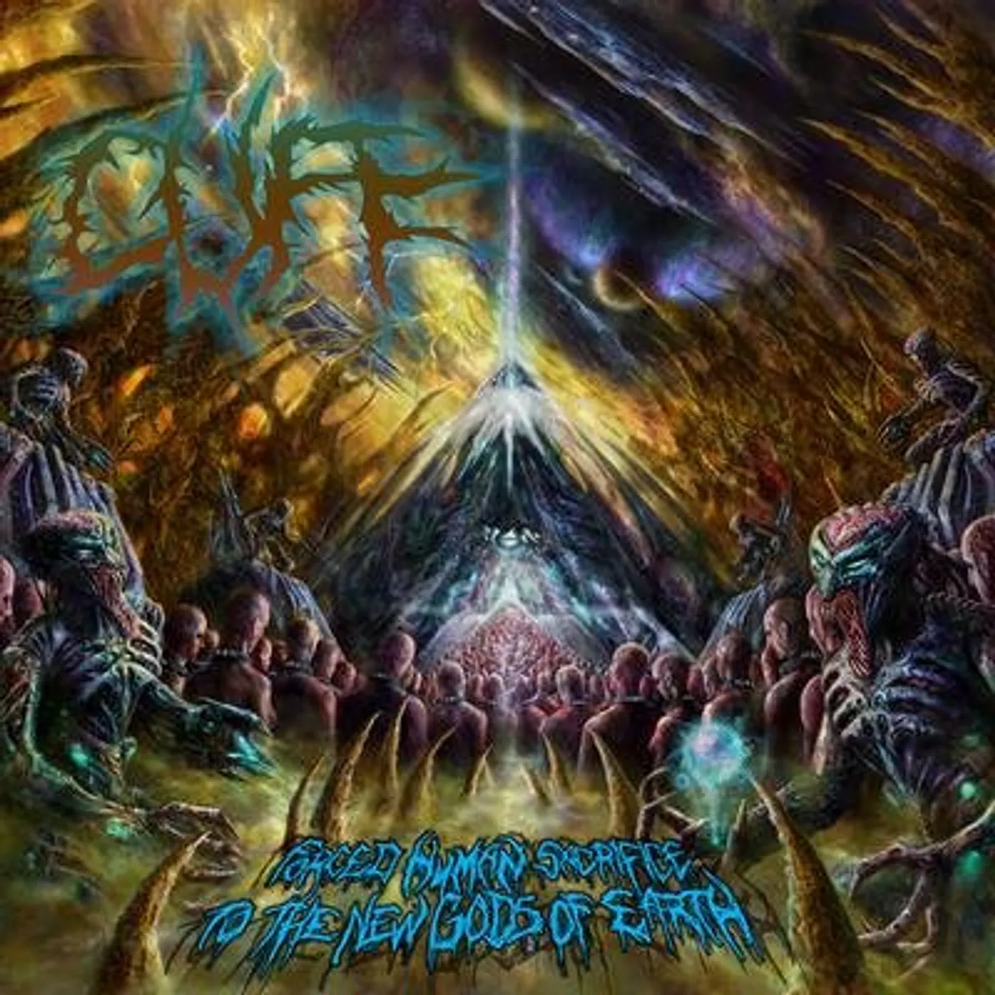Cuff FORCED HUMAN SACRIFICE TO THE NEW GODS OF EARTH CD