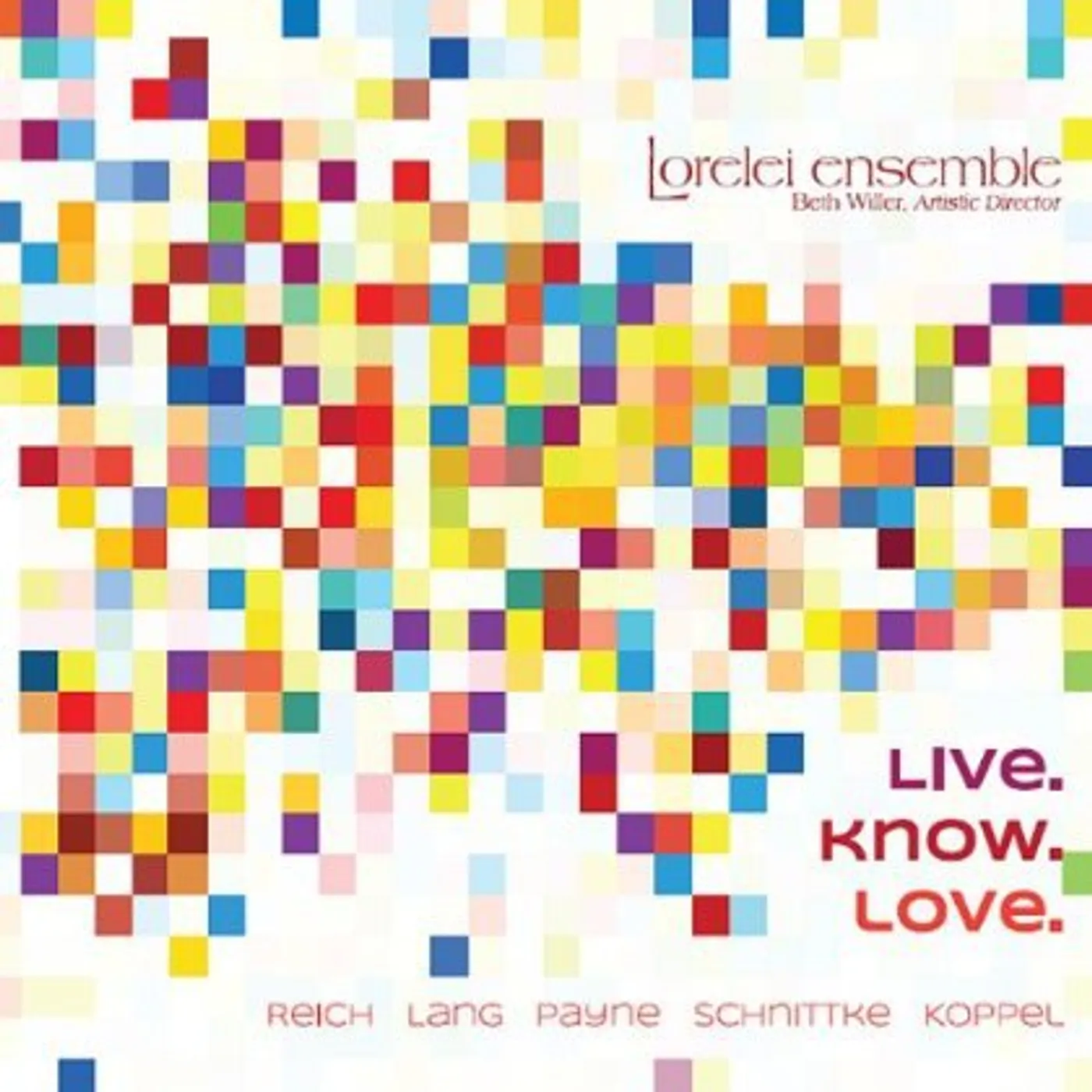 Lorelei Ensemble LIVE. KNOW. LOVE. CD
