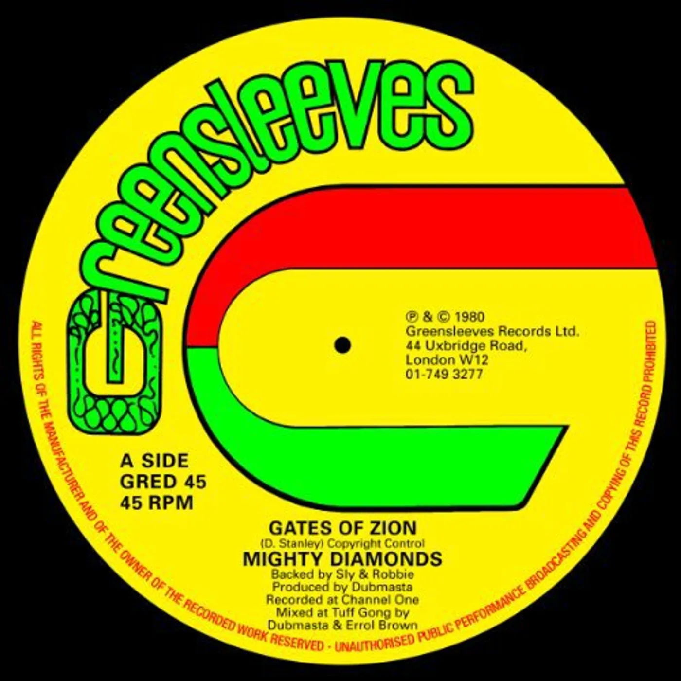 Mighty Diamonds GATES OF ZION Vinyl Record