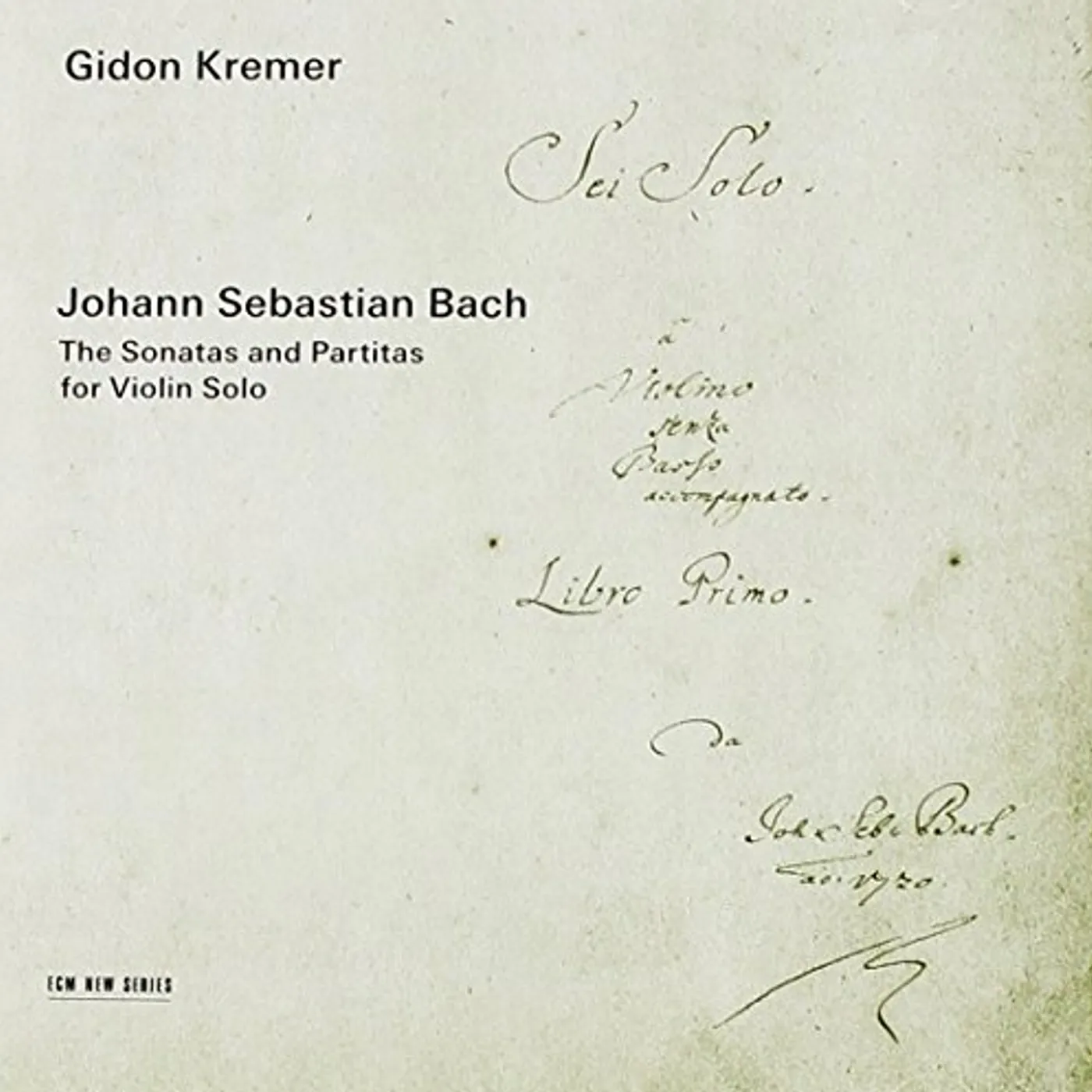 Gidon Kremer J.S.BACH: THE SONATAS & PARTITAS CD