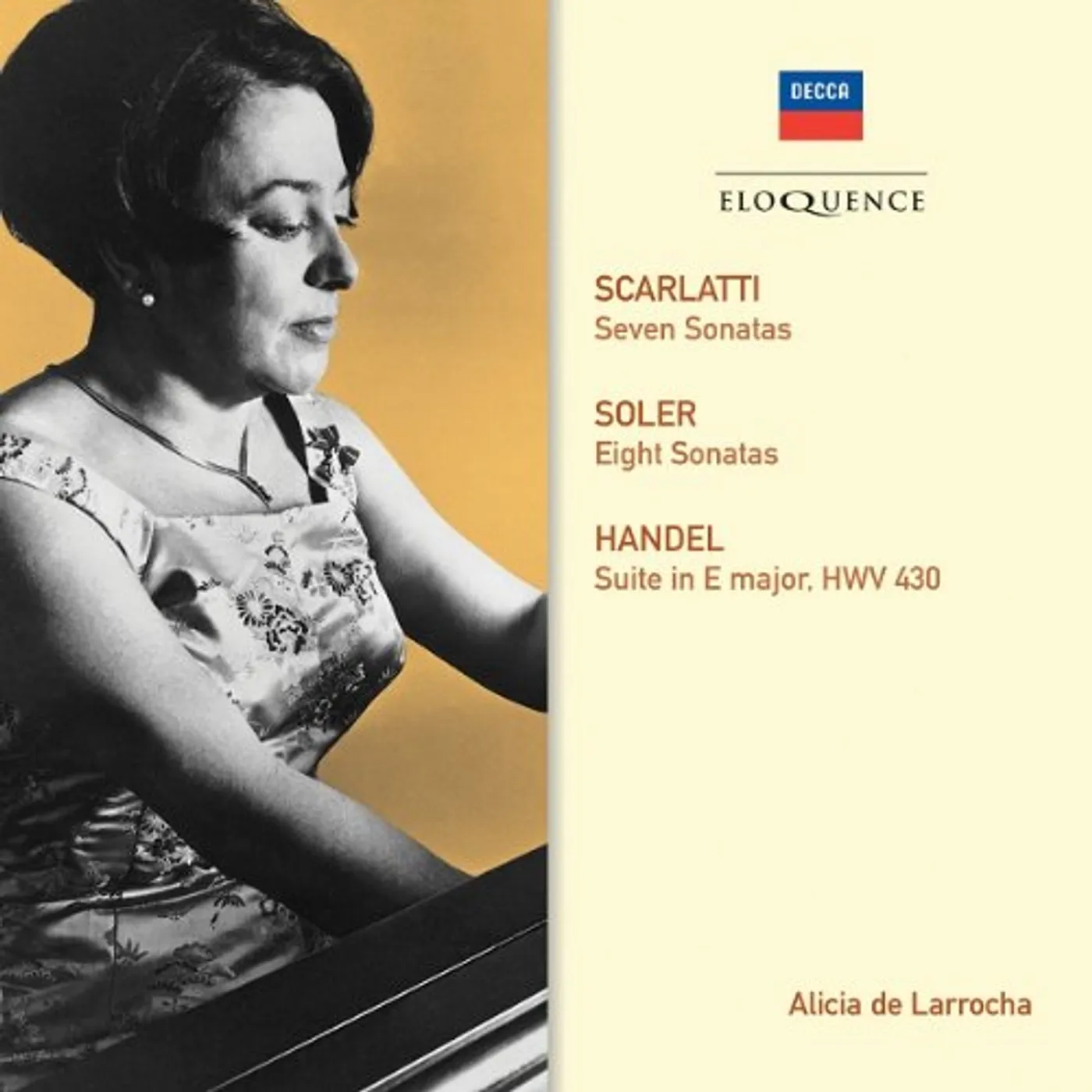 Alicia de Larrocha SCARLATTI & SOLER: SONATAS CD