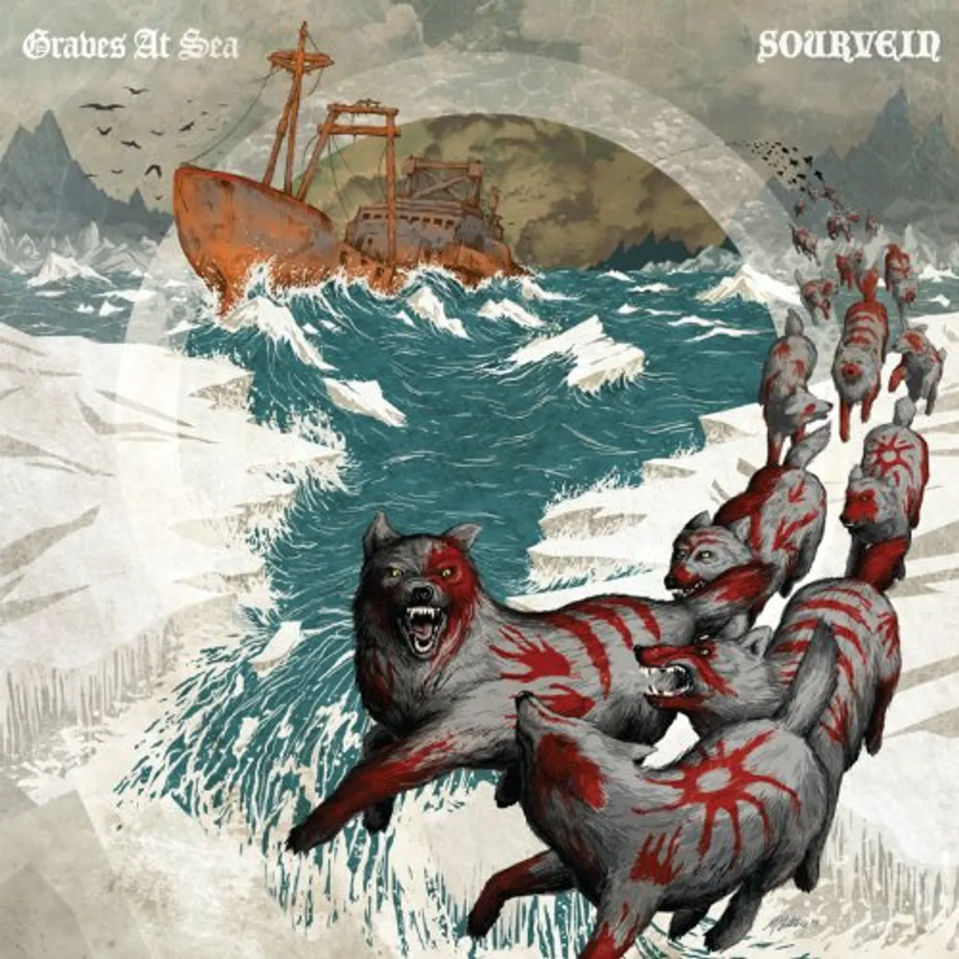 Graves At Sea/Sourvein Vinyl Record