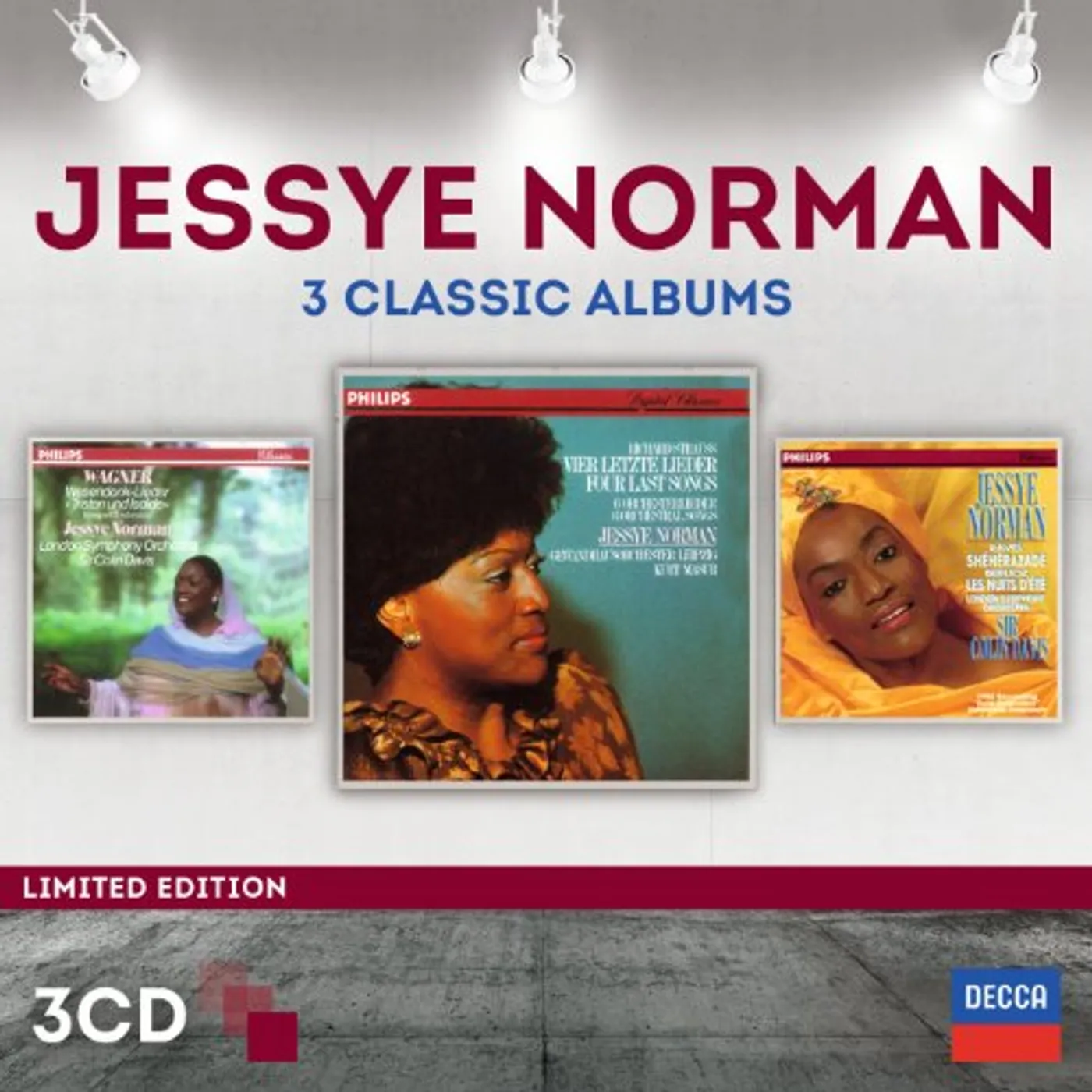 Jessye Norman THREE CLASSIC ALBUMS CD