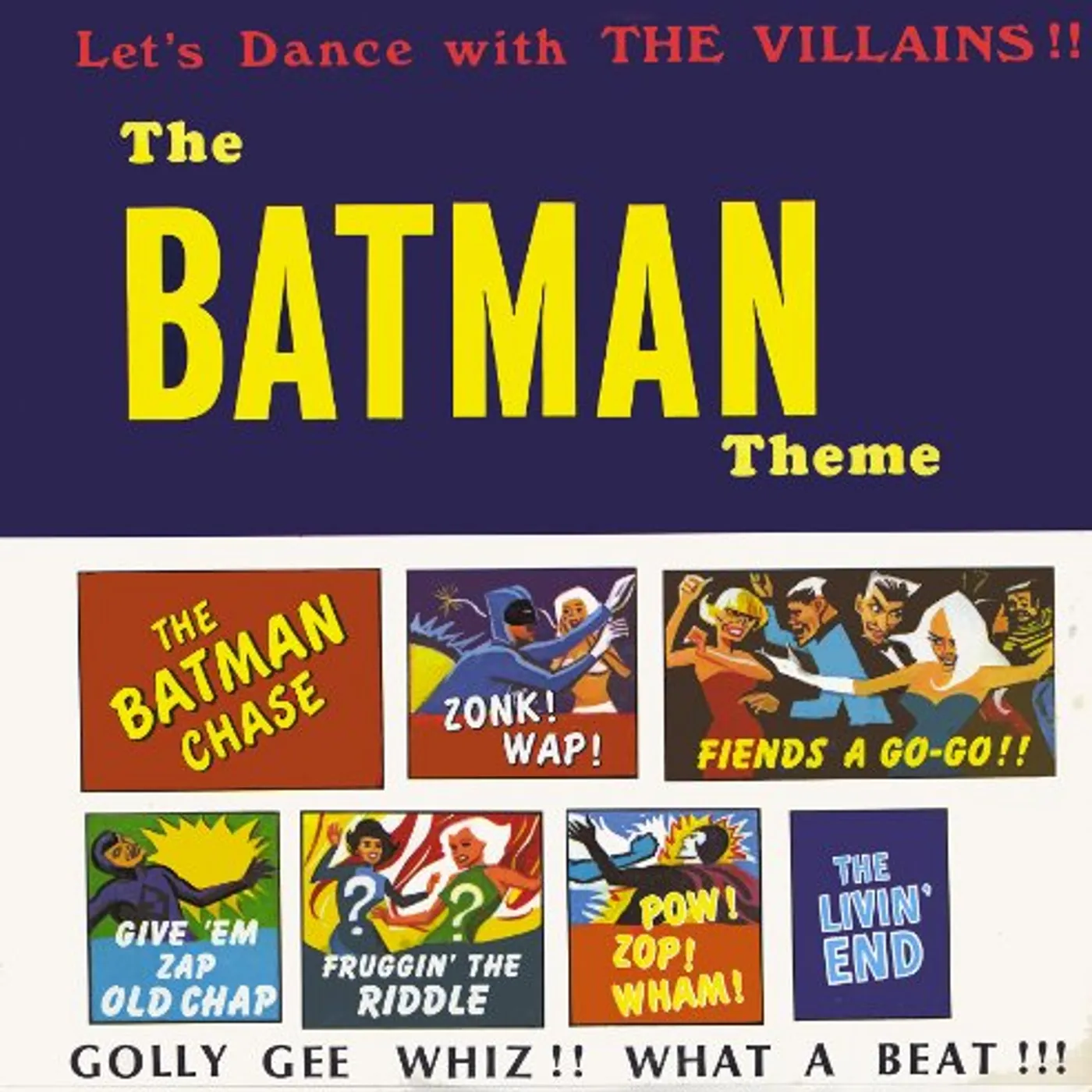 Batman Theme DANCE WITH THE VILLAINS Vinyl Record