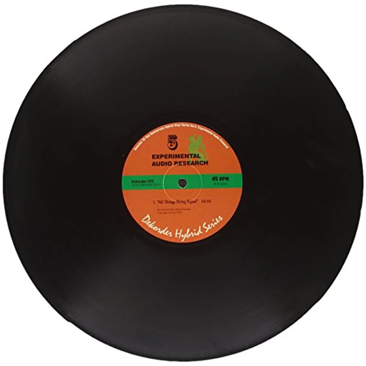 Experimental Audio Research ALL THINGS BEING EQUAL Vinyl Record - Picture Disc