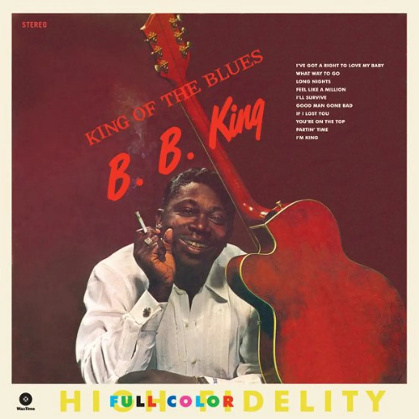 B.B. King KING OF THE BLUES Vinyl Record - Spain Release