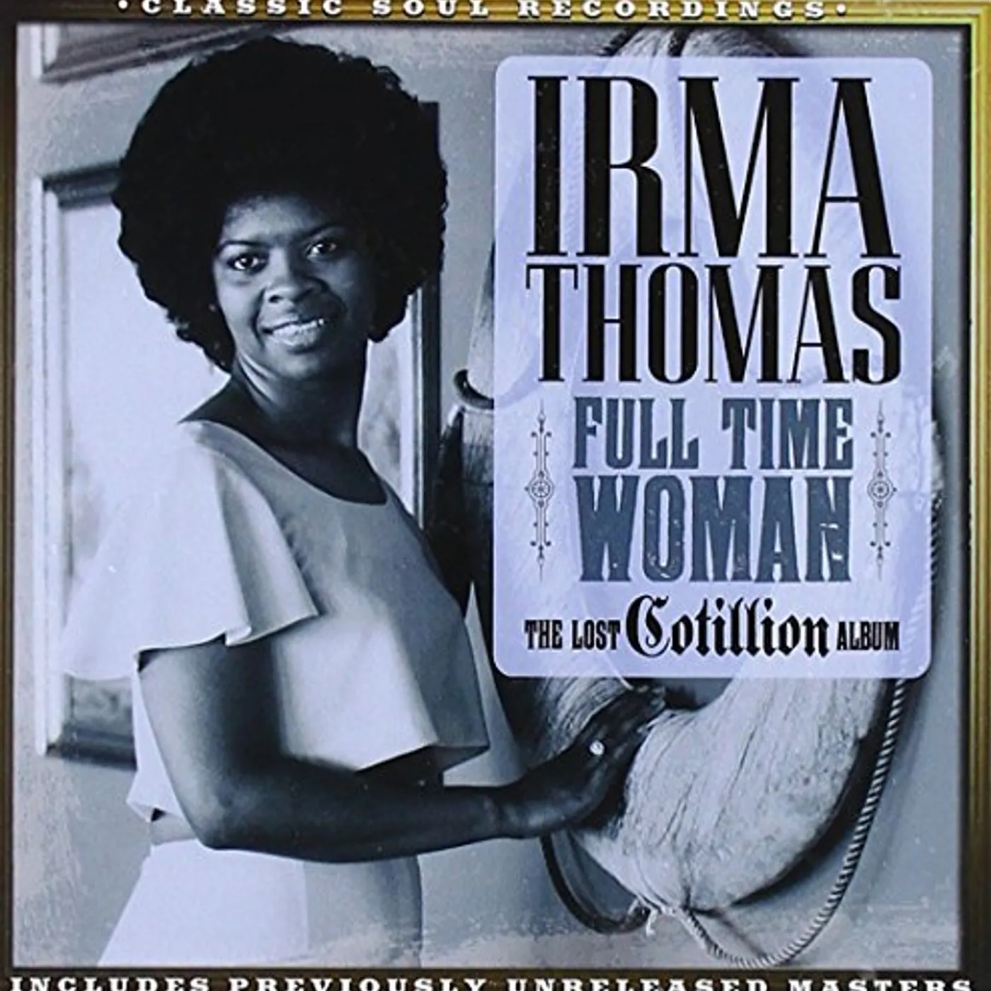 Irma Thomas FULL TIME WOMAN LOST COTILLION ALBUM CD