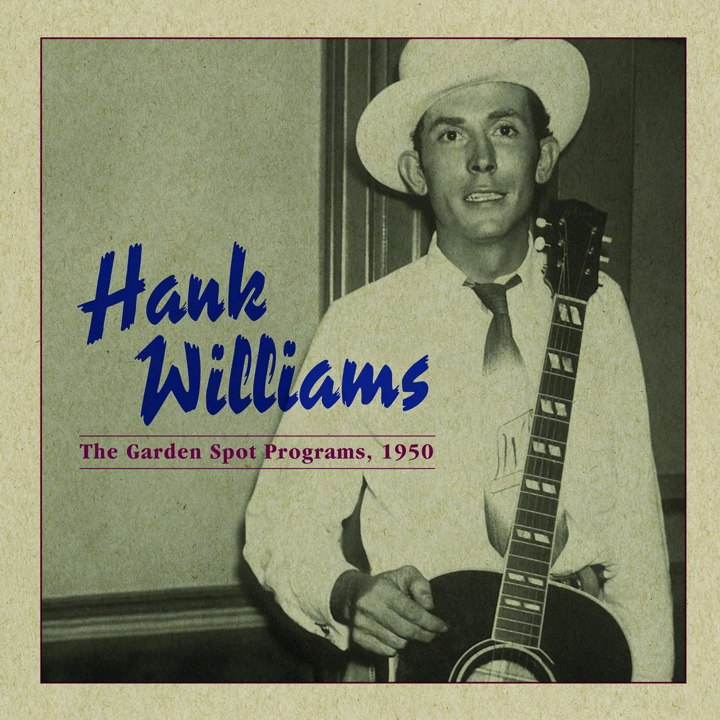Hank Williams GARDEN SPOT PROGRAM 1950 Vinyl Record