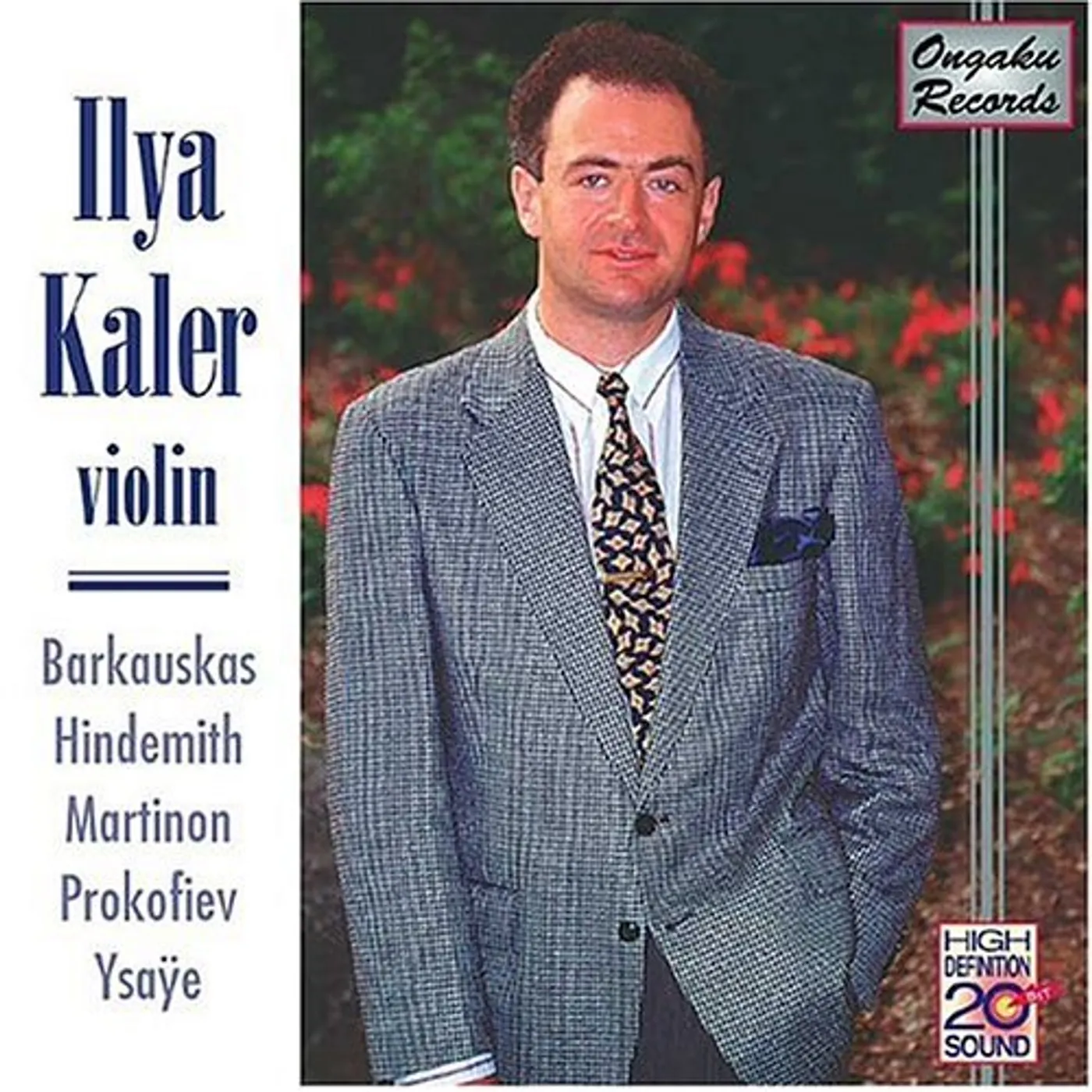 ILYA KALER VIOLIN CD