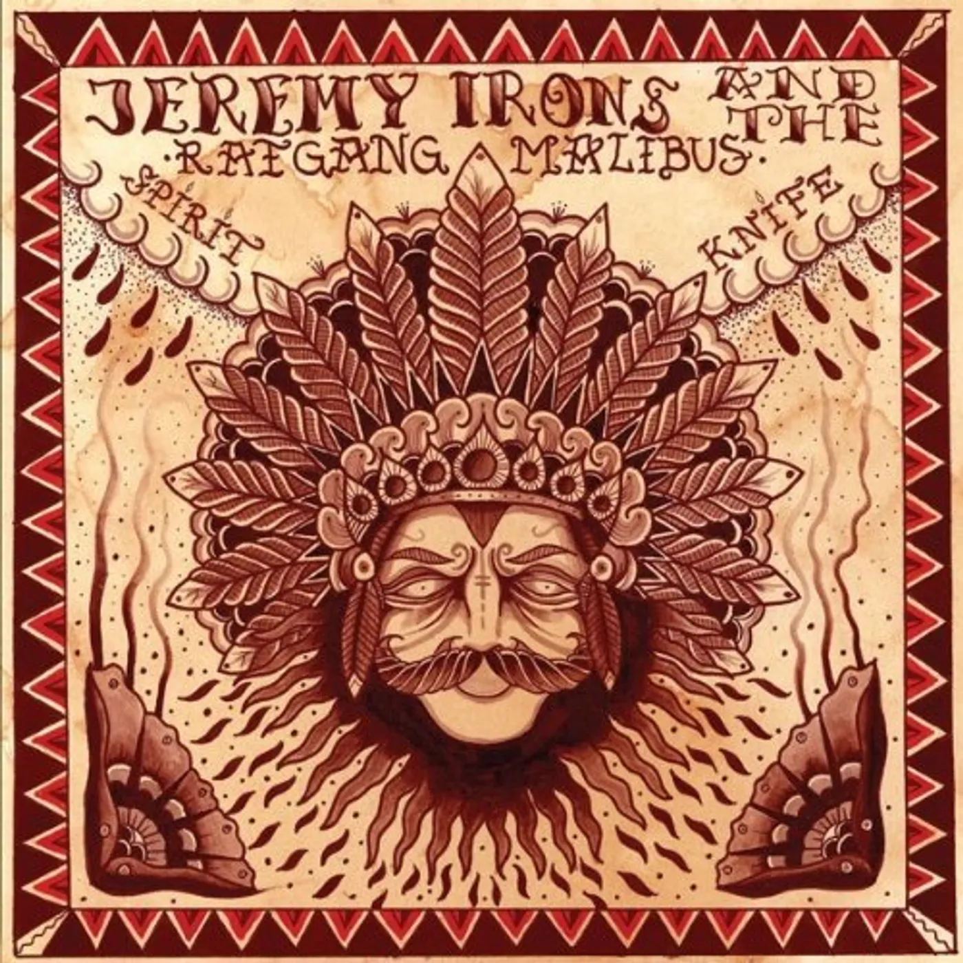 Jeremy Irons & The Ratgang Malibus SPIRIT KNIFE Vinyl Record - UK Release