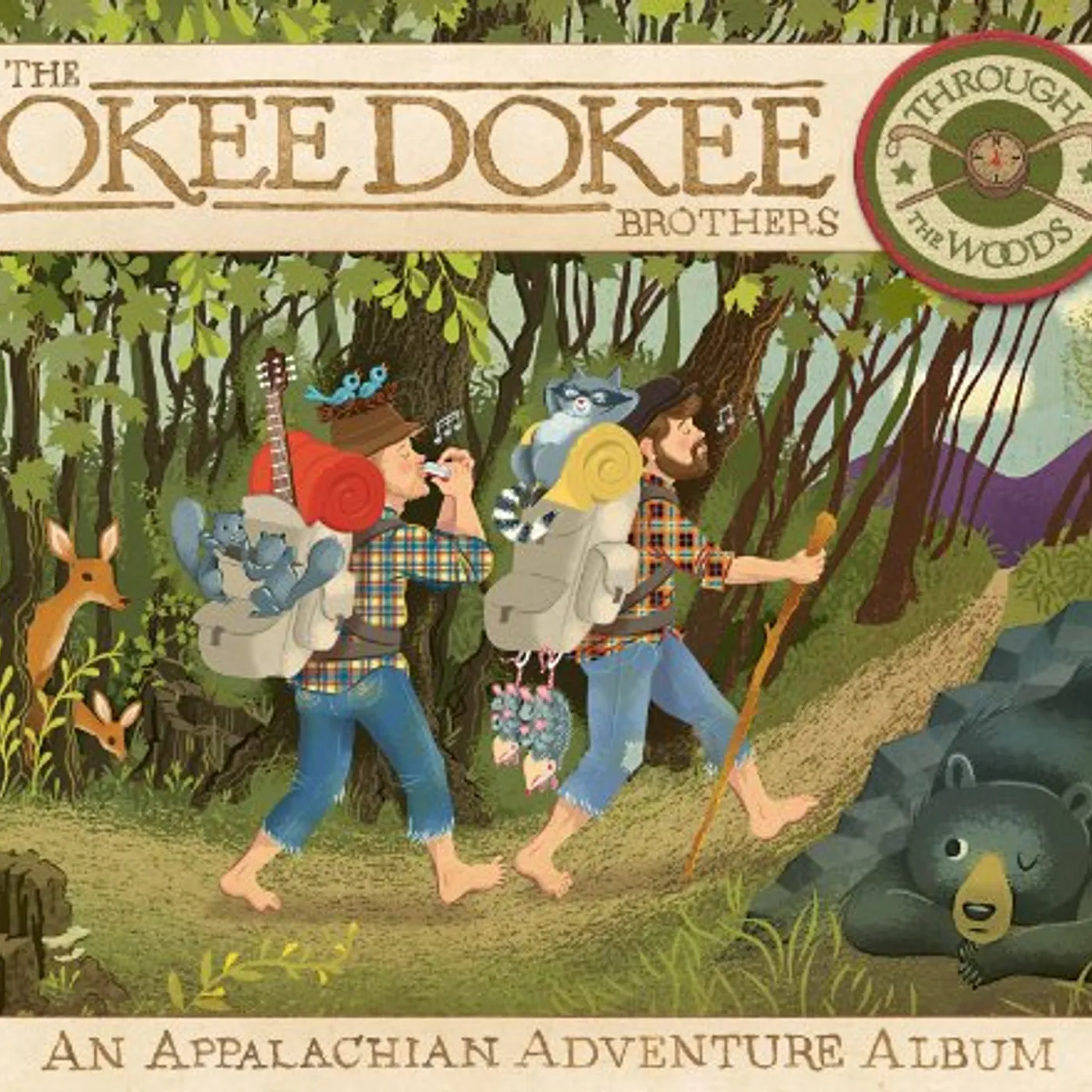 The Okee Dokee Brothers THROUGH THE WOODS CD