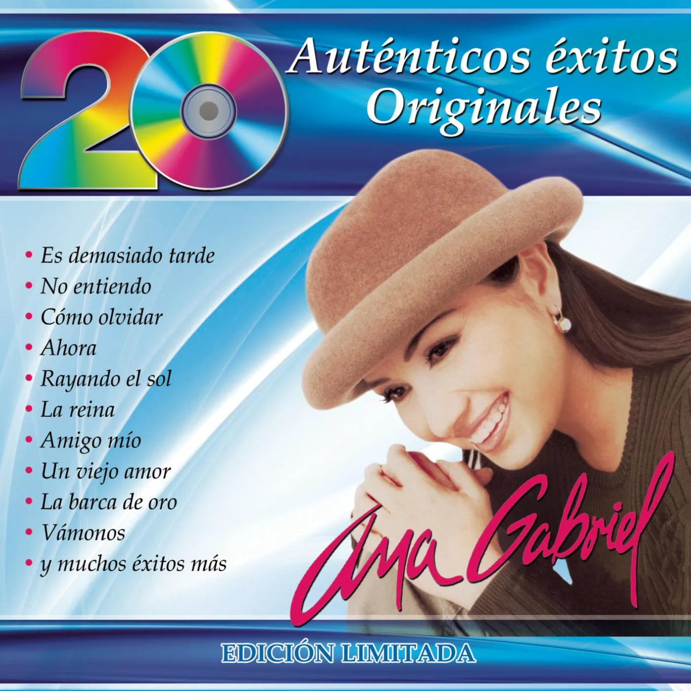 Ana Gabriel 20 AUTENTICOS EXITOS ORIGINALES CD
