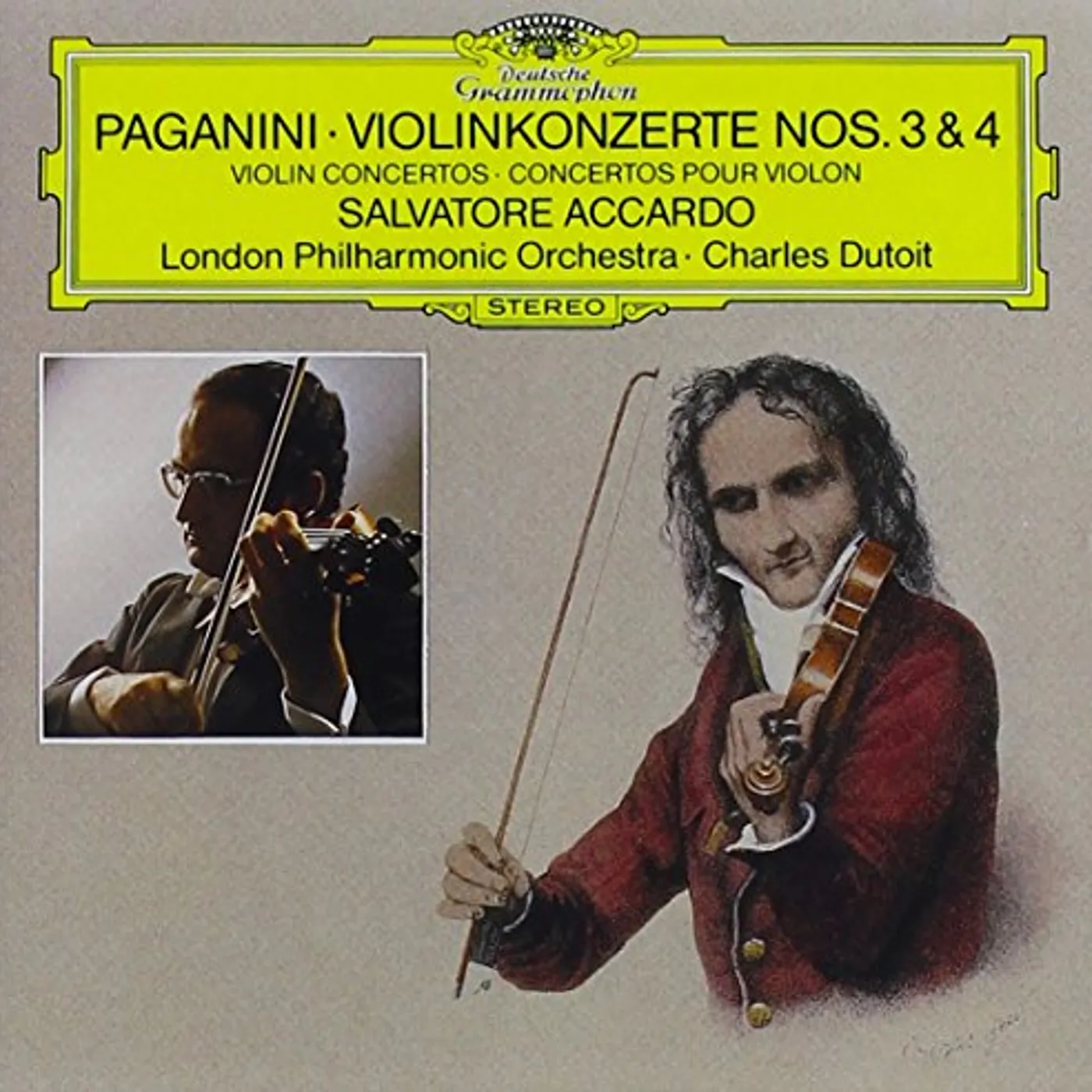 Salvatore Accardo PAGANINI: VIOLIN CONCERTOS NOS.3 & 4 CD