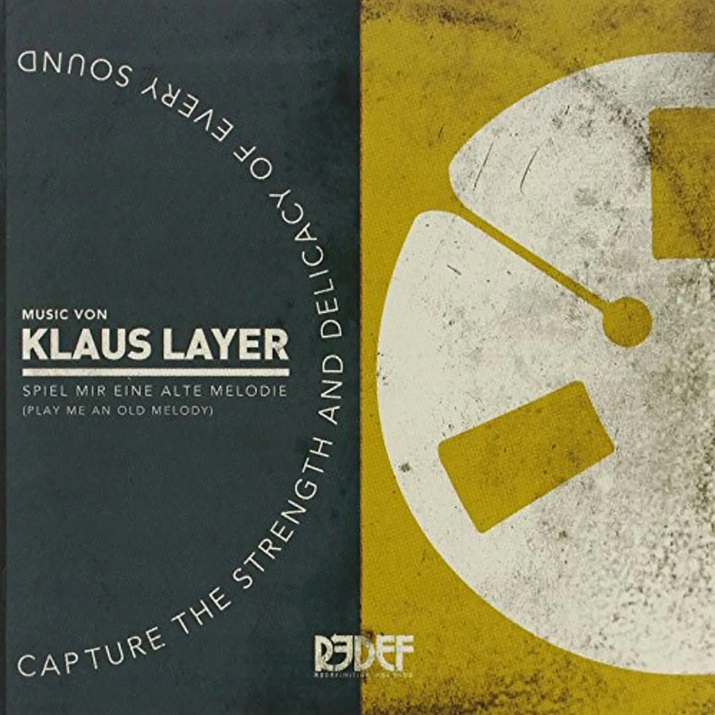 Klaus Layer SPIEL MIR EINE ALTE MELODIE PLAY ME AN OLD MELODY Vinyl Record