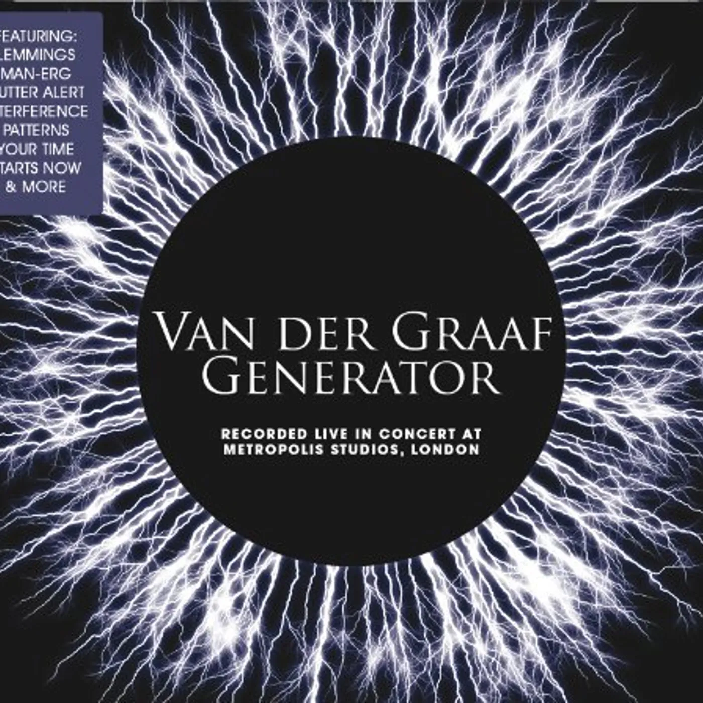 Van Der Graaf Generator LIVE AT METROPOLIS STUDIO Vinyl Record