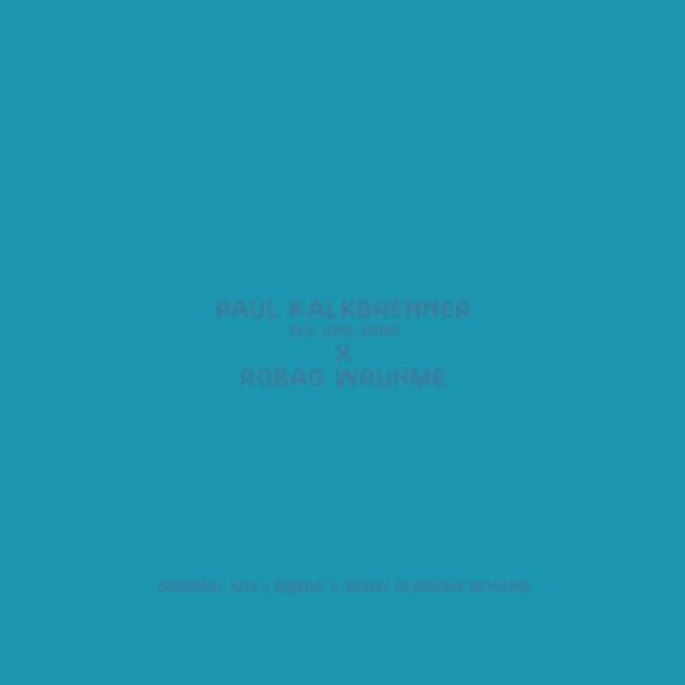 Paul Kalkbrenner SKY & SAND (ROBAG WRUHME REMIX) Vinyl Record - UK Release