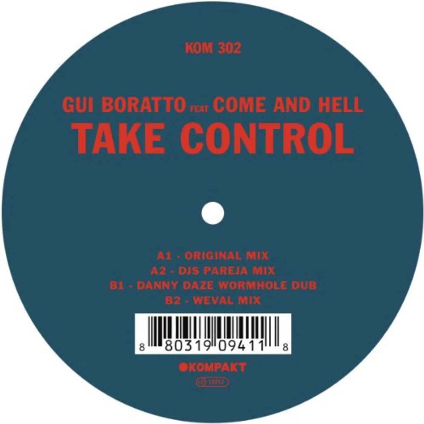 Gui Boratto Take Control Vinyl Record
