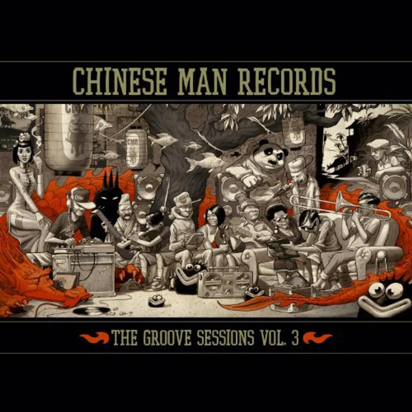 Chinese Man GROOVE SESSIONS 3 Vinyl Record