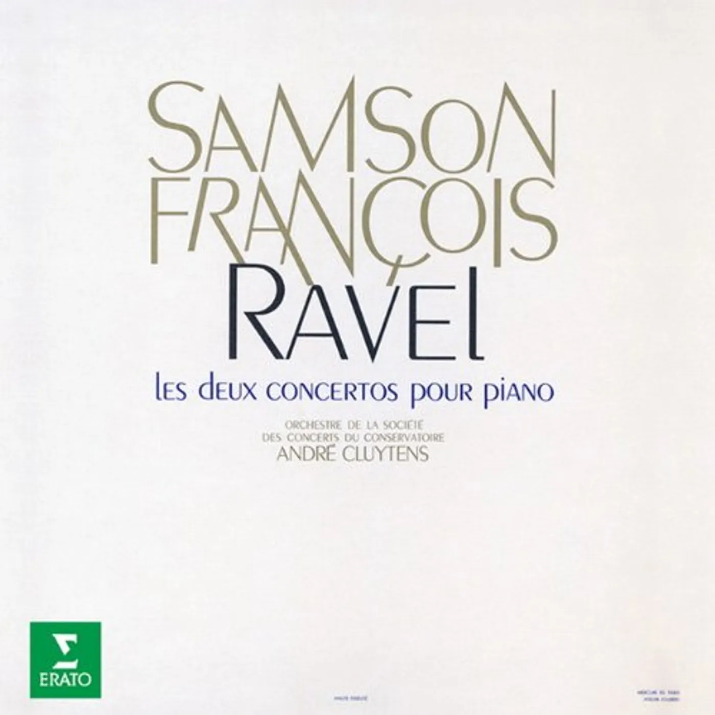 Samson Francois RAVEL: PIANO CONCERITOS CD