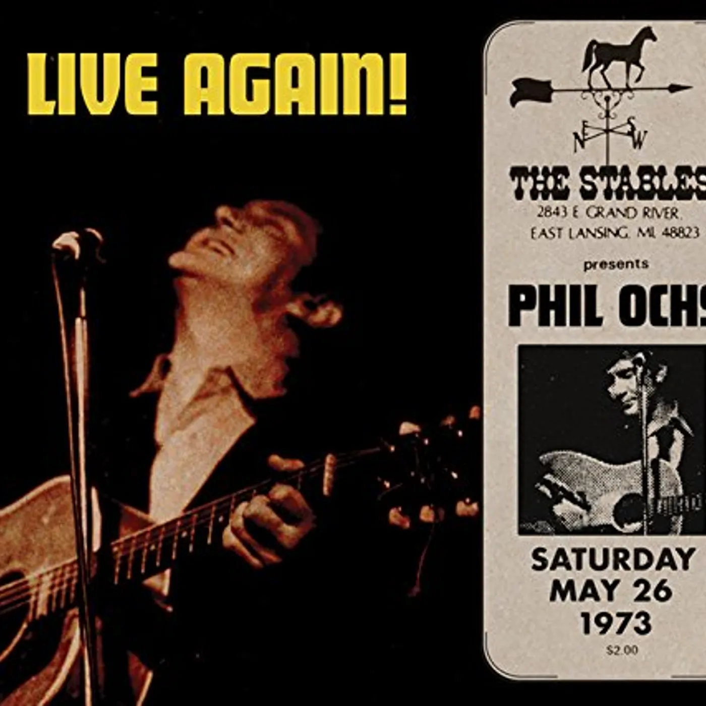 Phil Ochs LIVE AGAIN CD
