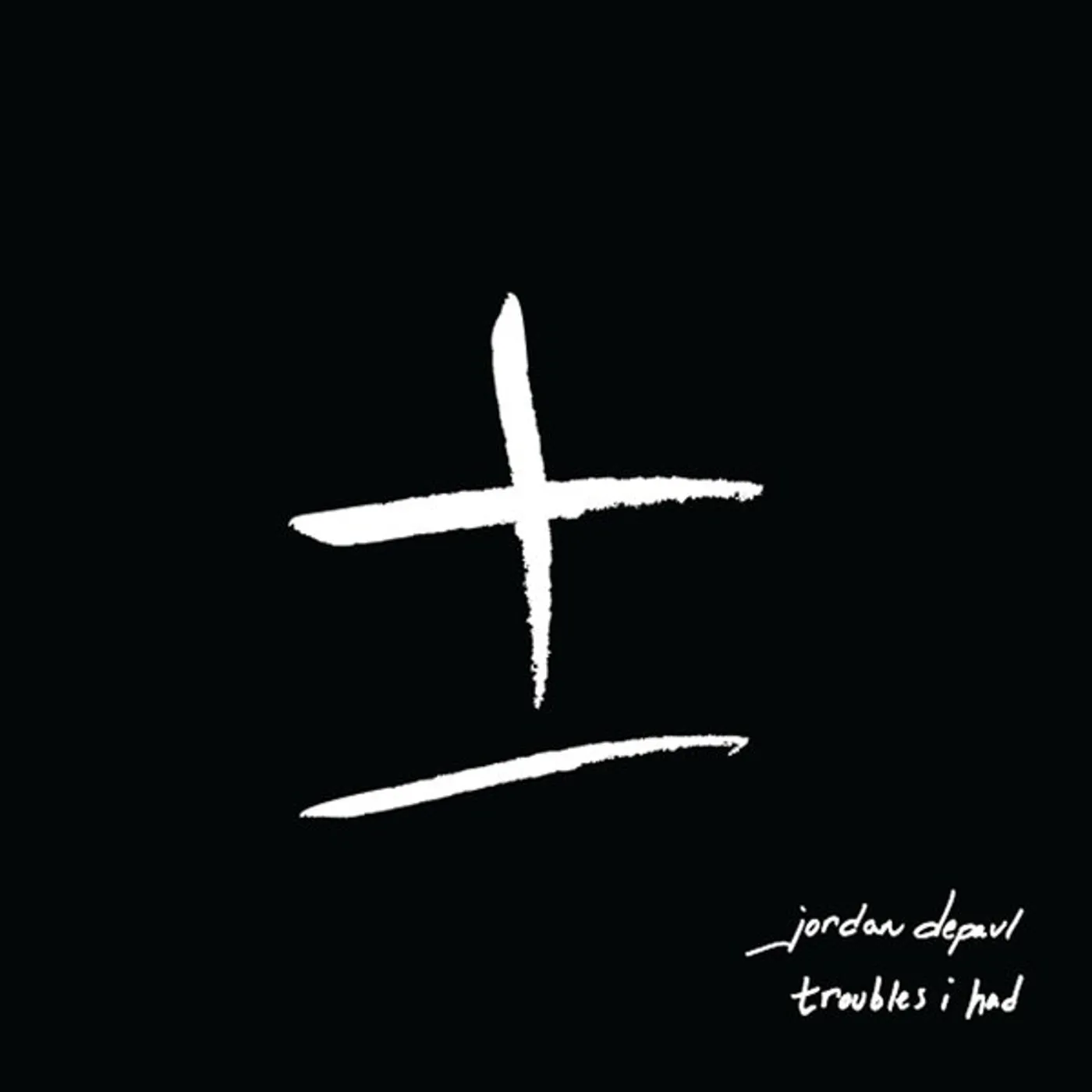 Jordan DePaul TROUBLES I HAD CD