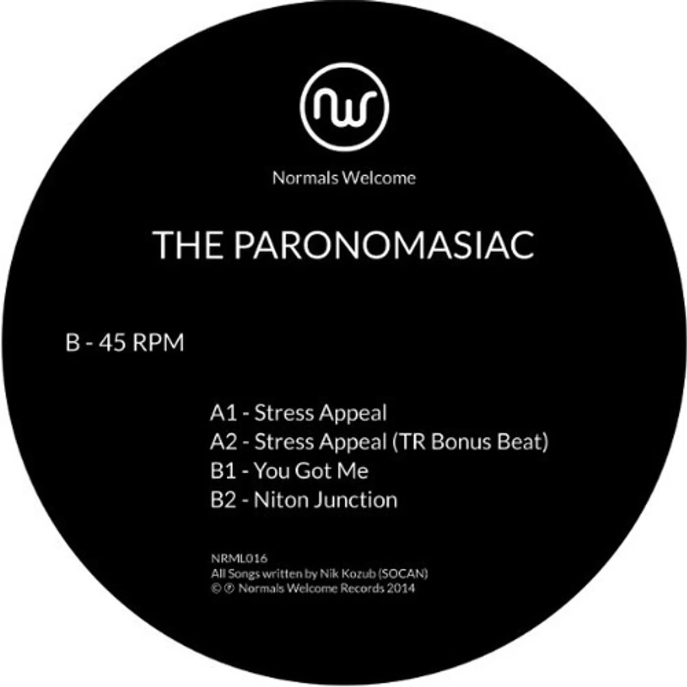 The Paronomasiac Stress Appeal Vinyl Record