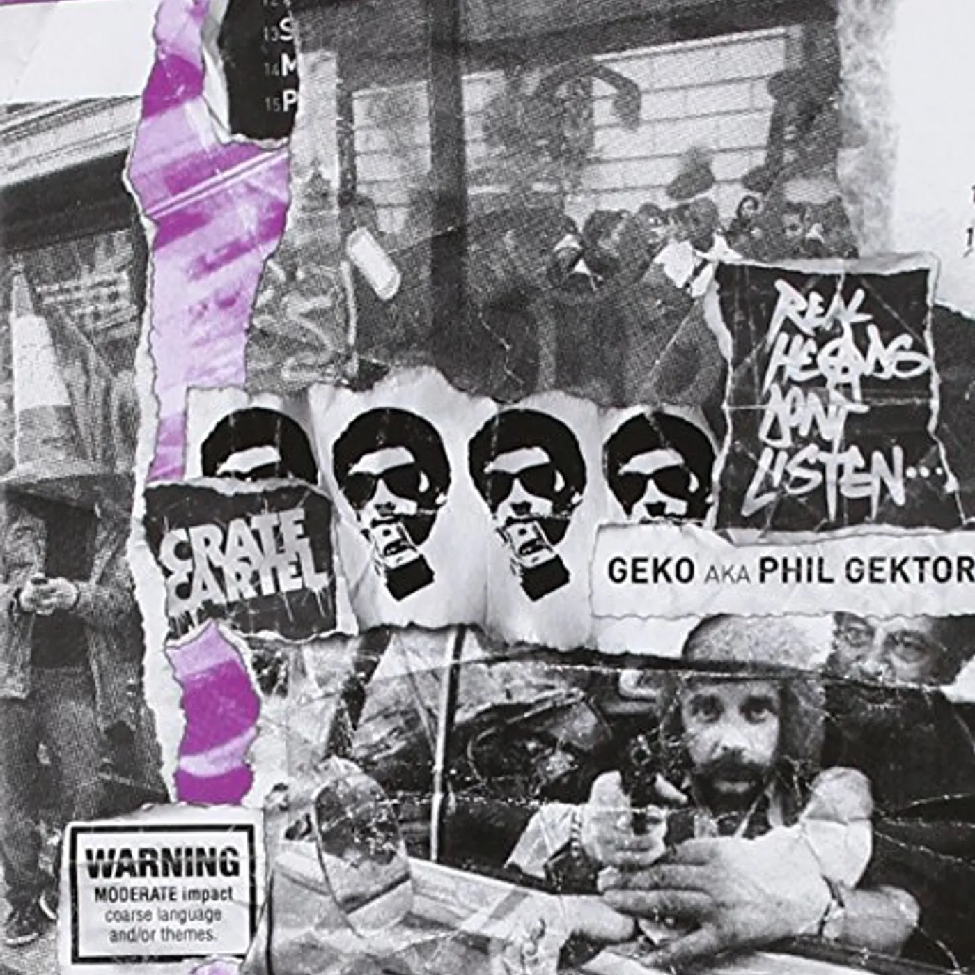 Geko REAL HEADS DON'T LISTEN CD