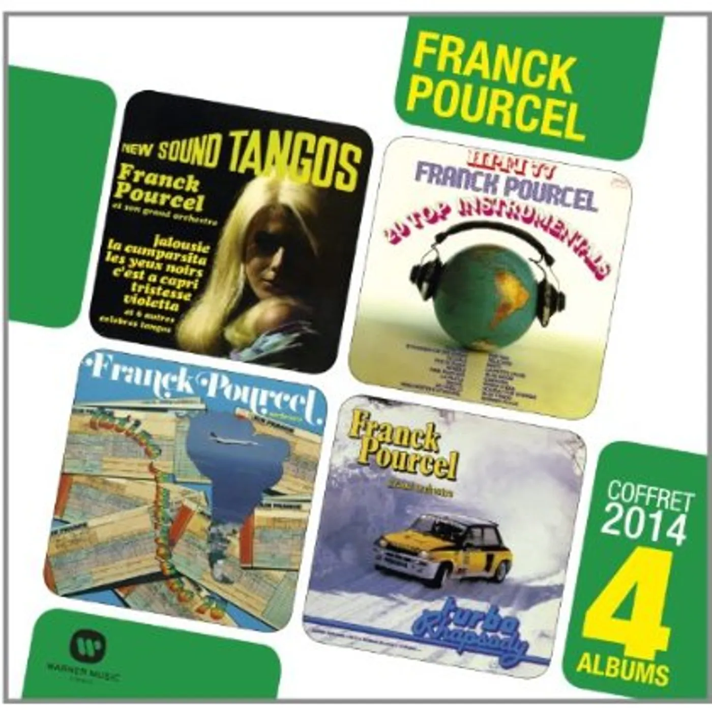 Franck Pourcel COFFRET 2014 : 4 ALBUMS CD