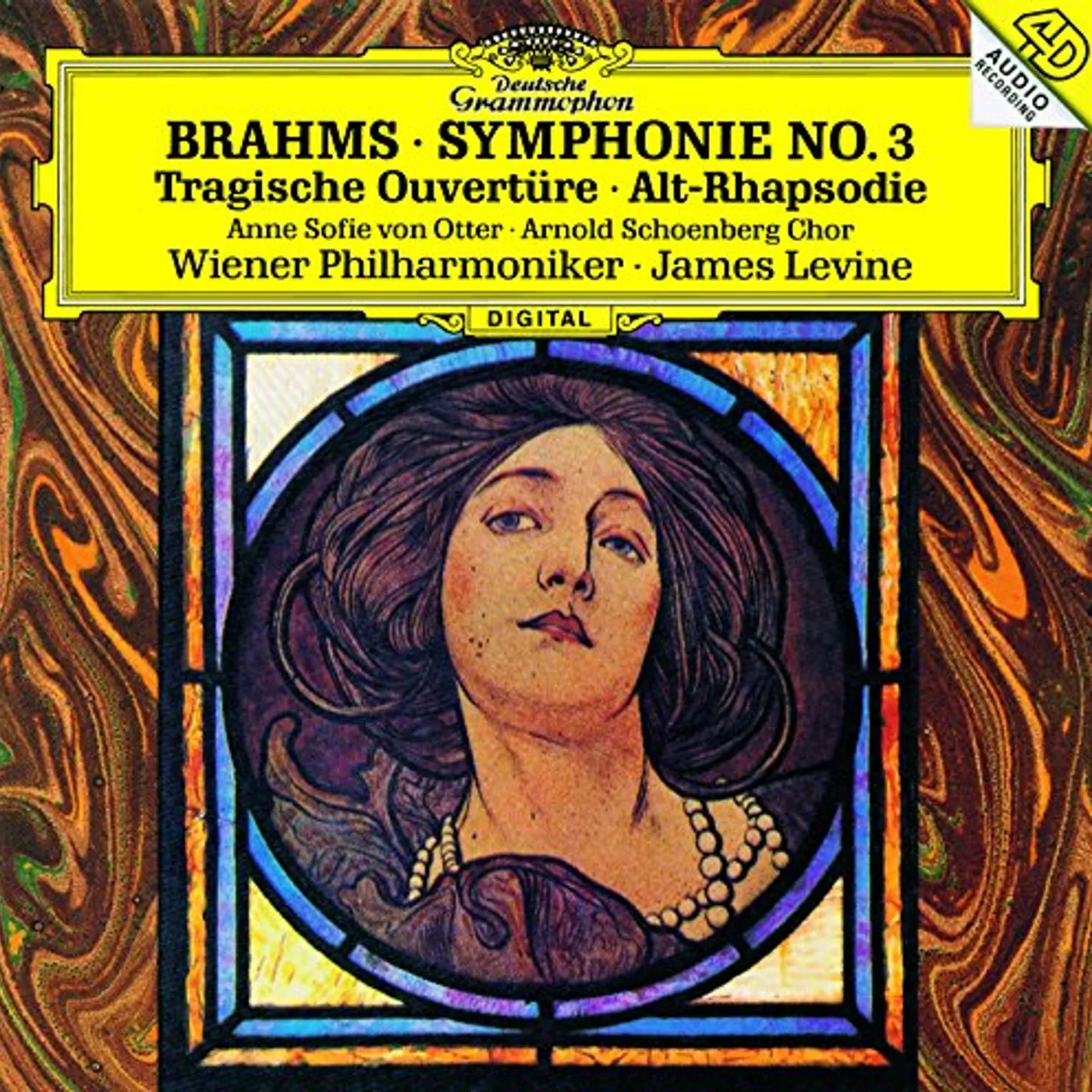 James Levine BRAHMS: SYMPHONY NO.3. TRAGIC OVERTURE CD