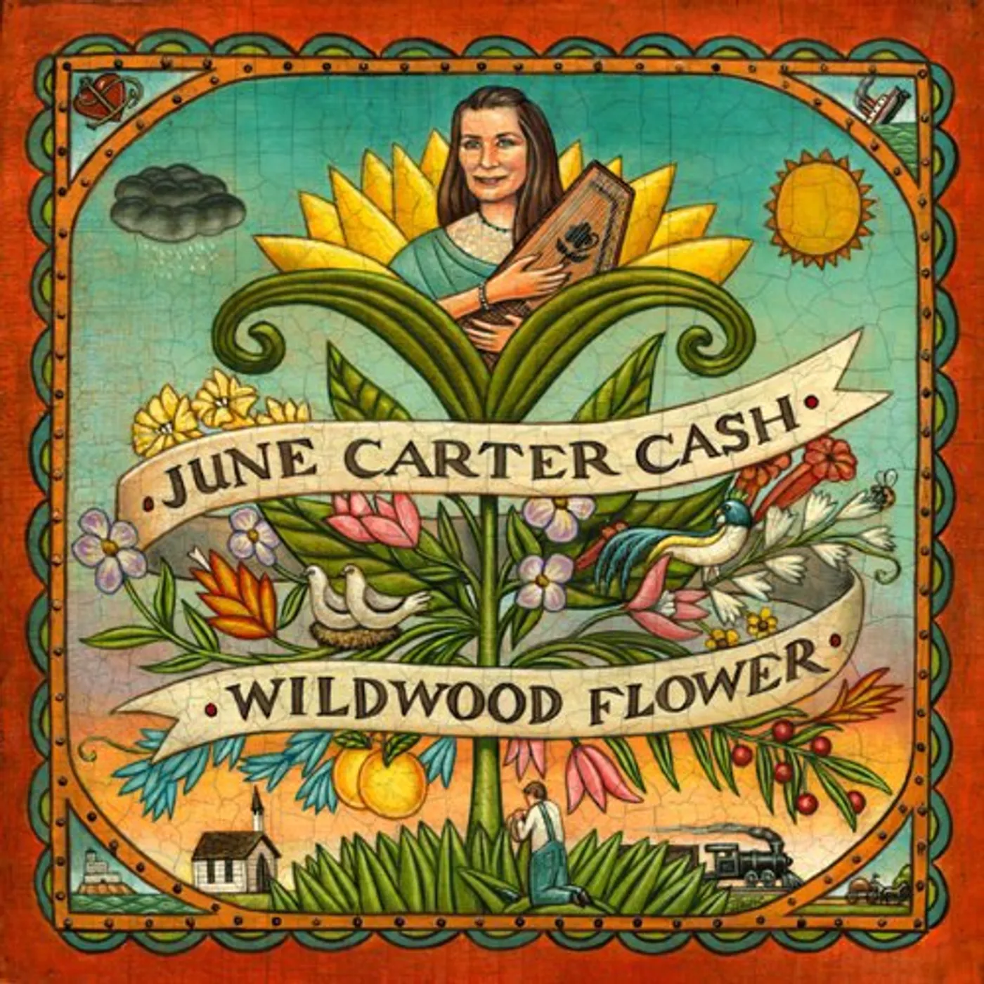 June Carter Cash Wildwood Flower Vinyl Record