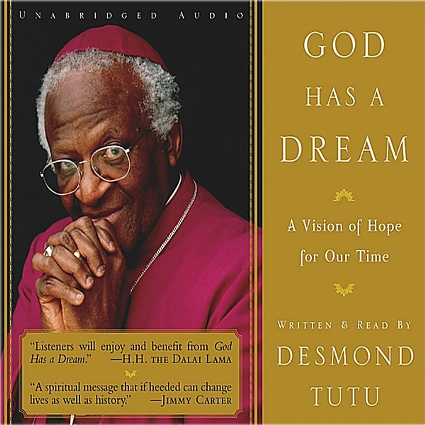 Desmond Tutu GOD HAS A DREAM UNABRIDGED AUDIOBOOK CD