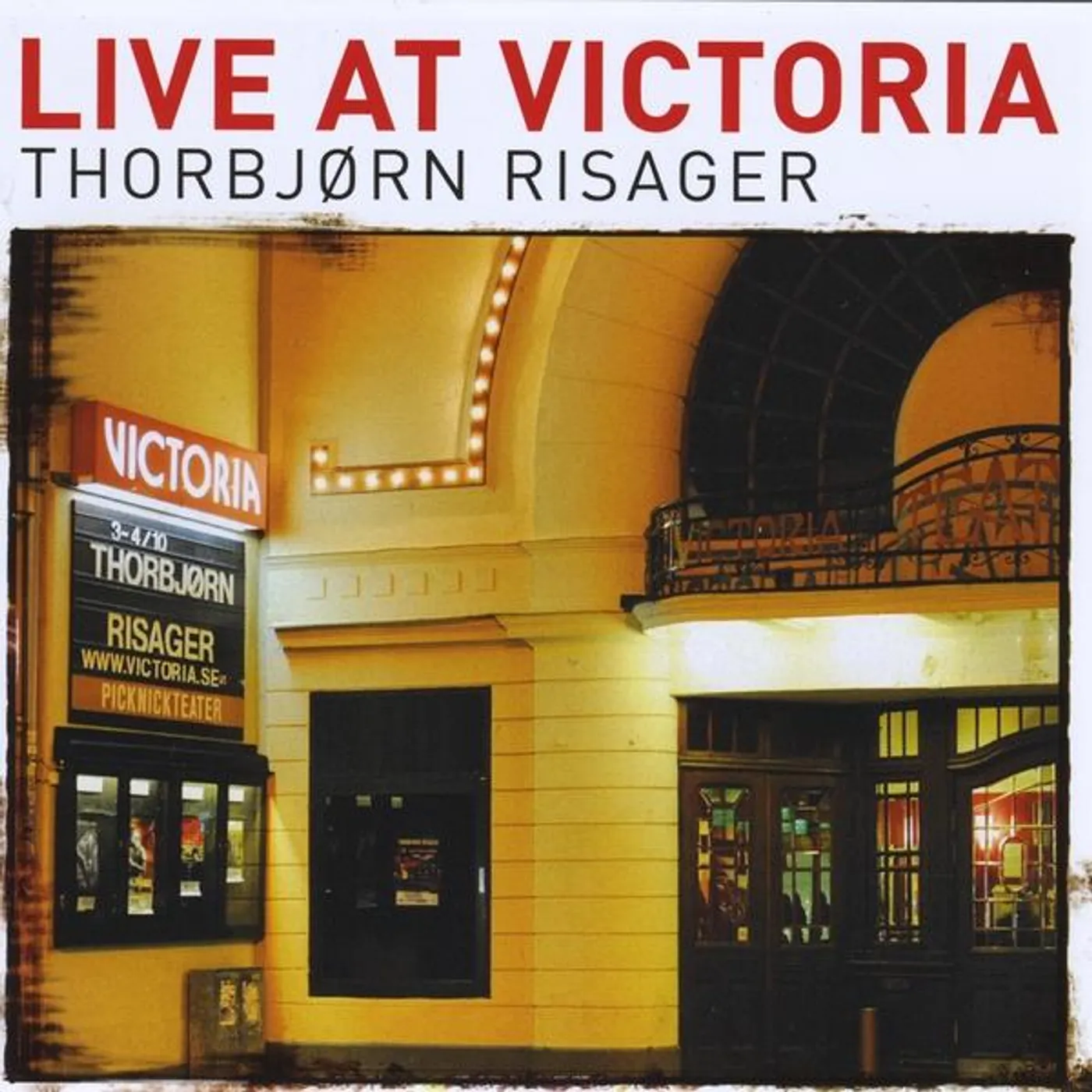 Thorbjørn Risager LIVE AT VICTORIA CD
