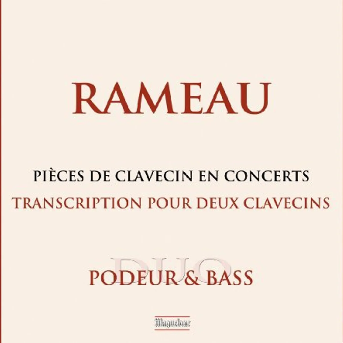 Rameau PIECES DE CLAVECIN EN CONCERTS-TRANSCRIPTION CD